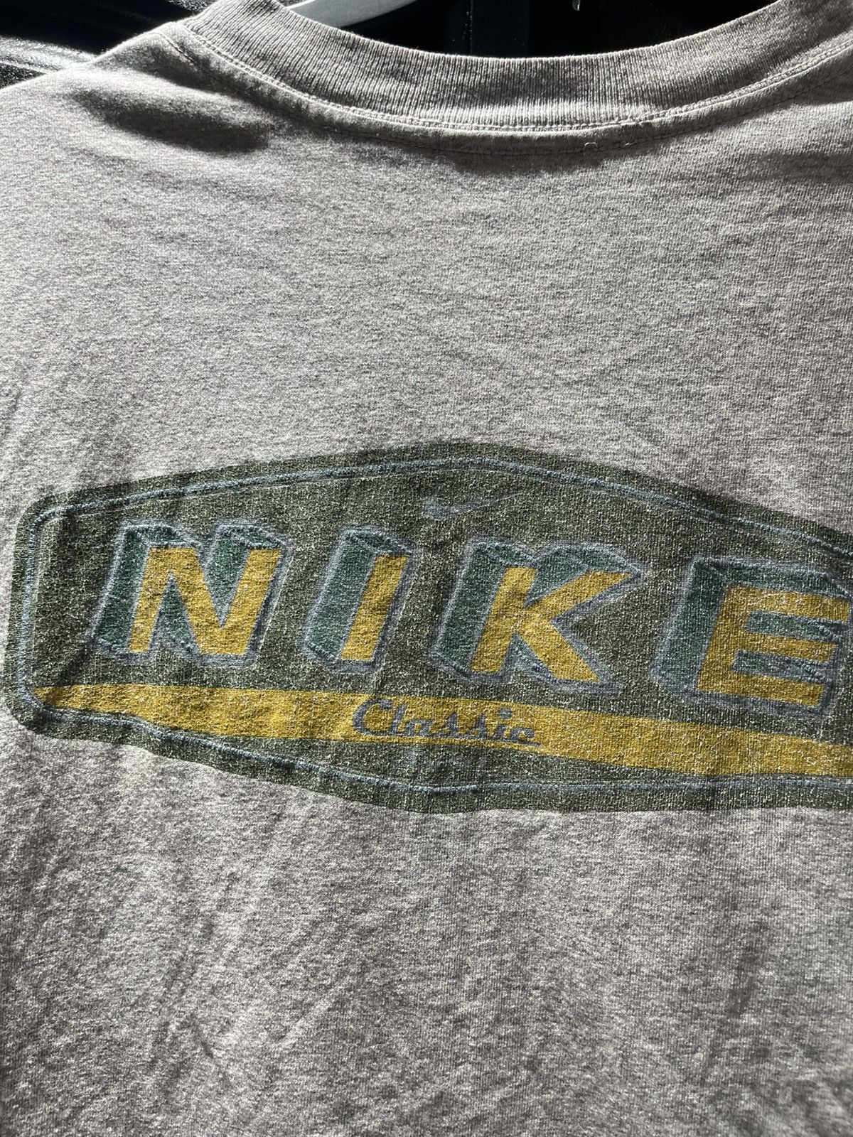 Nike Vintage Early 2000s Faded Graphic Gray Nike Short Sleeve T Size US M / EU 48-50 / 2 - 4 Thumbnail