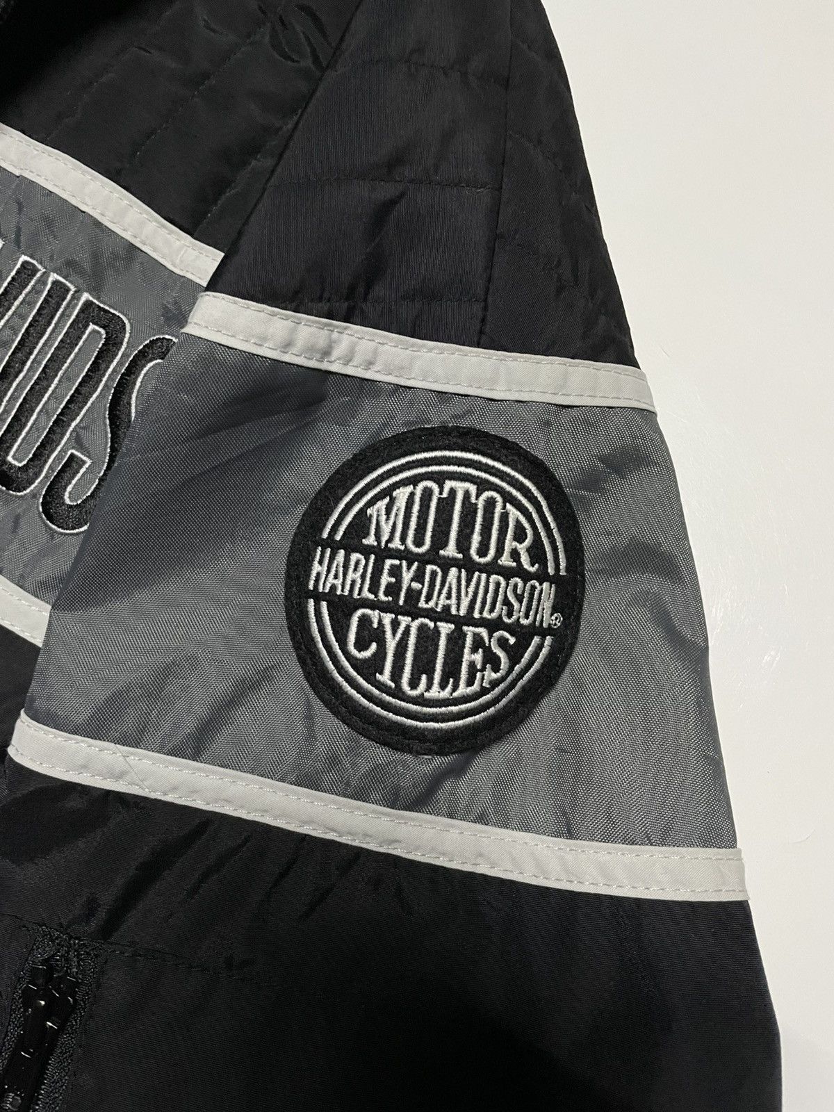 Harley Davidson × Vintage Harley Davidson motorcycle Racing Windbreaker Jacket Size US L / EU 52-54 / 3 - 18 Thumbnail