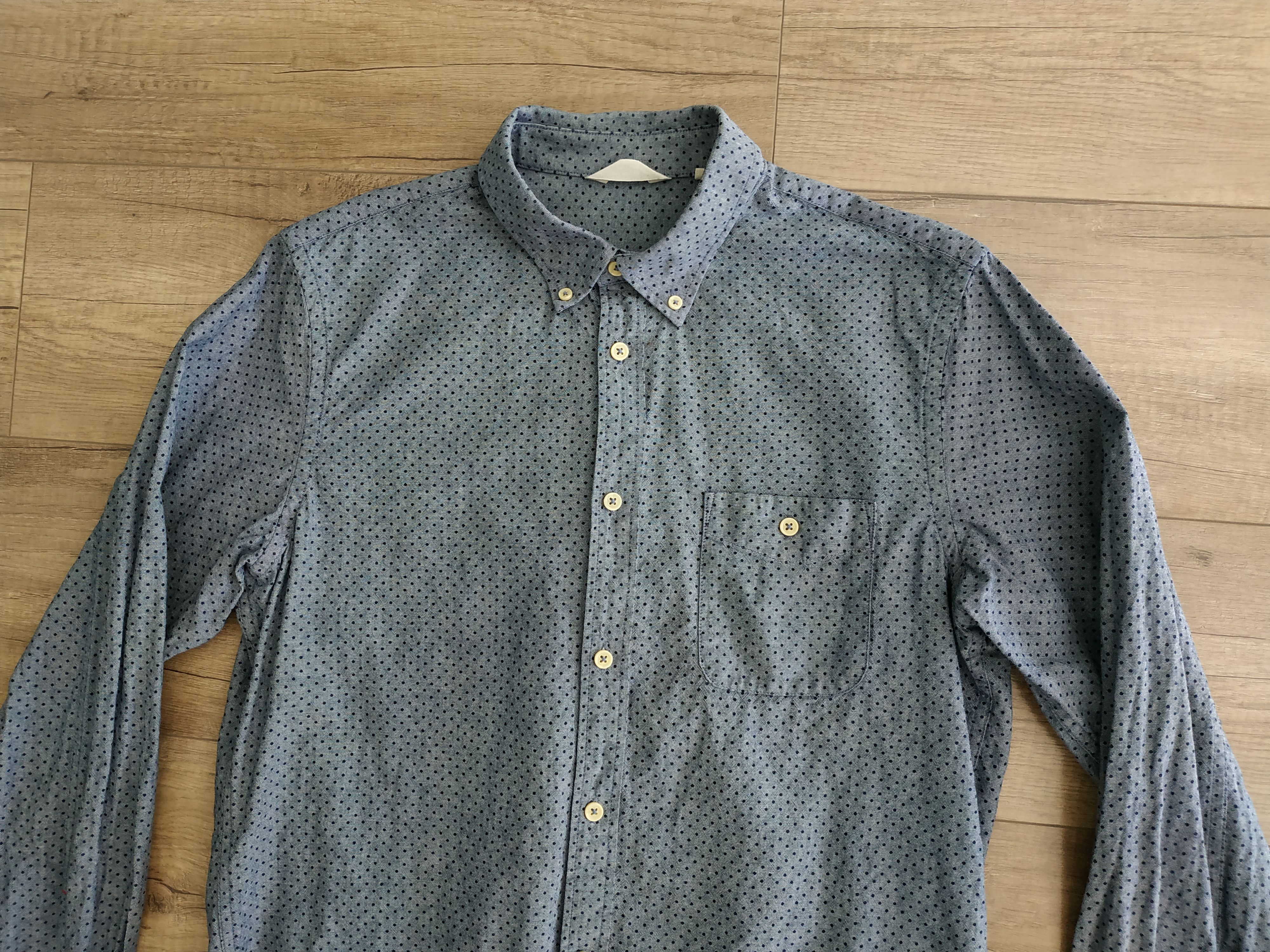 NN07 NN07 No Nationality Men's Vintage Button Up Shirt, s. LARGE Size US L / EU 52-54 / 3 - 4 Thumbnail