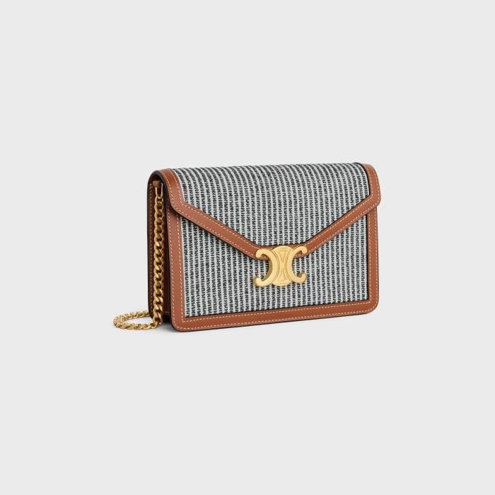 Celine o1bcso1str0725 Size :OS/10L462 Margo Bag in Anthracite Size ONE SIZE - 2 Thumbnail