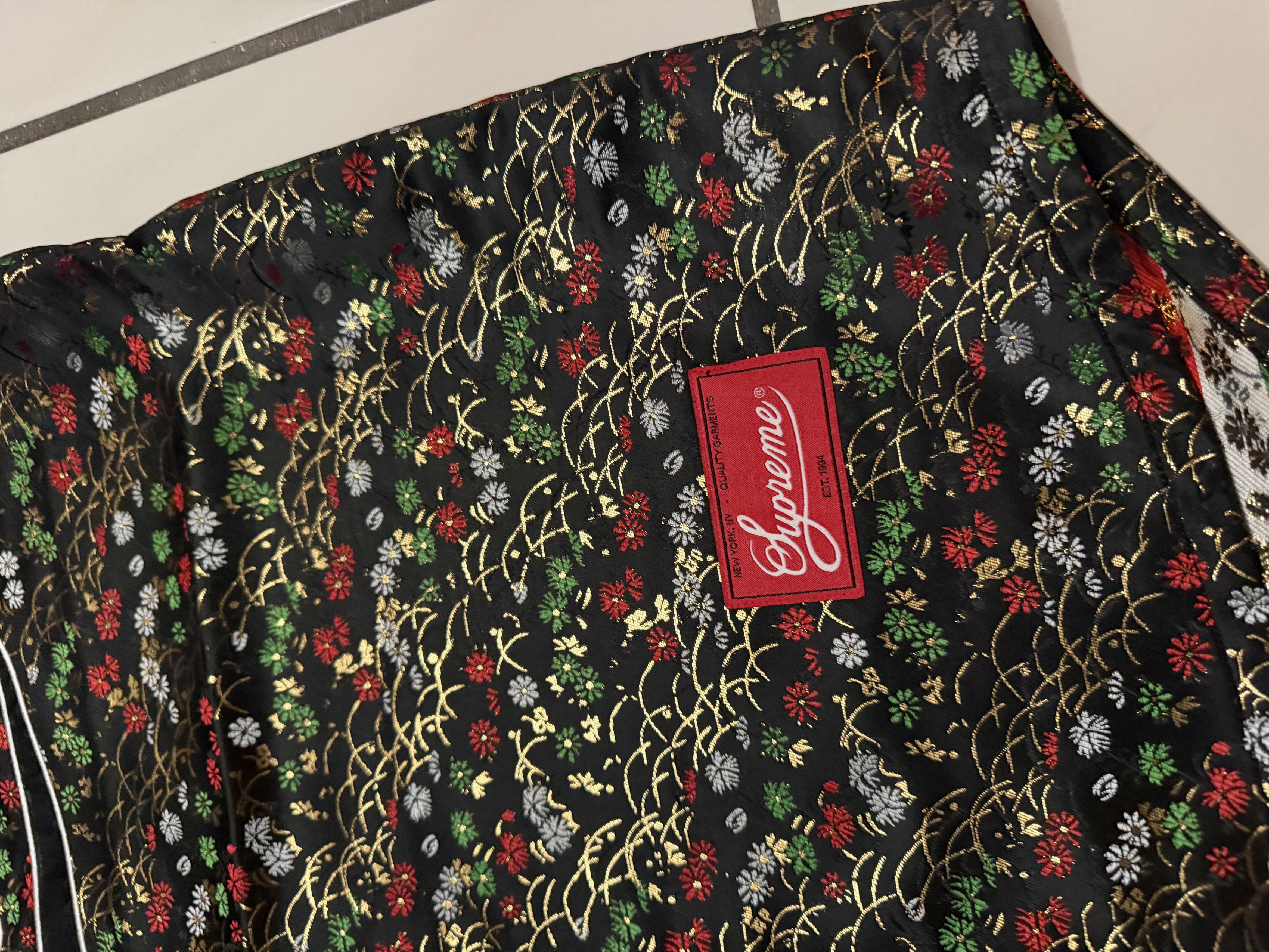 Supreme Floral Jacquard Baseball Jersey Size US M / EU 48-50 / 2 - 7 Thumbnail