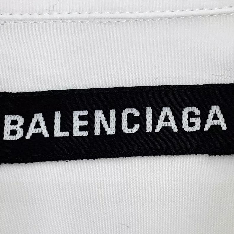 Other Balenciaga size 38 White logo monogrammed cotton lapel sin Size US S / EU 44-46 / 1 - 6 Thumbnail