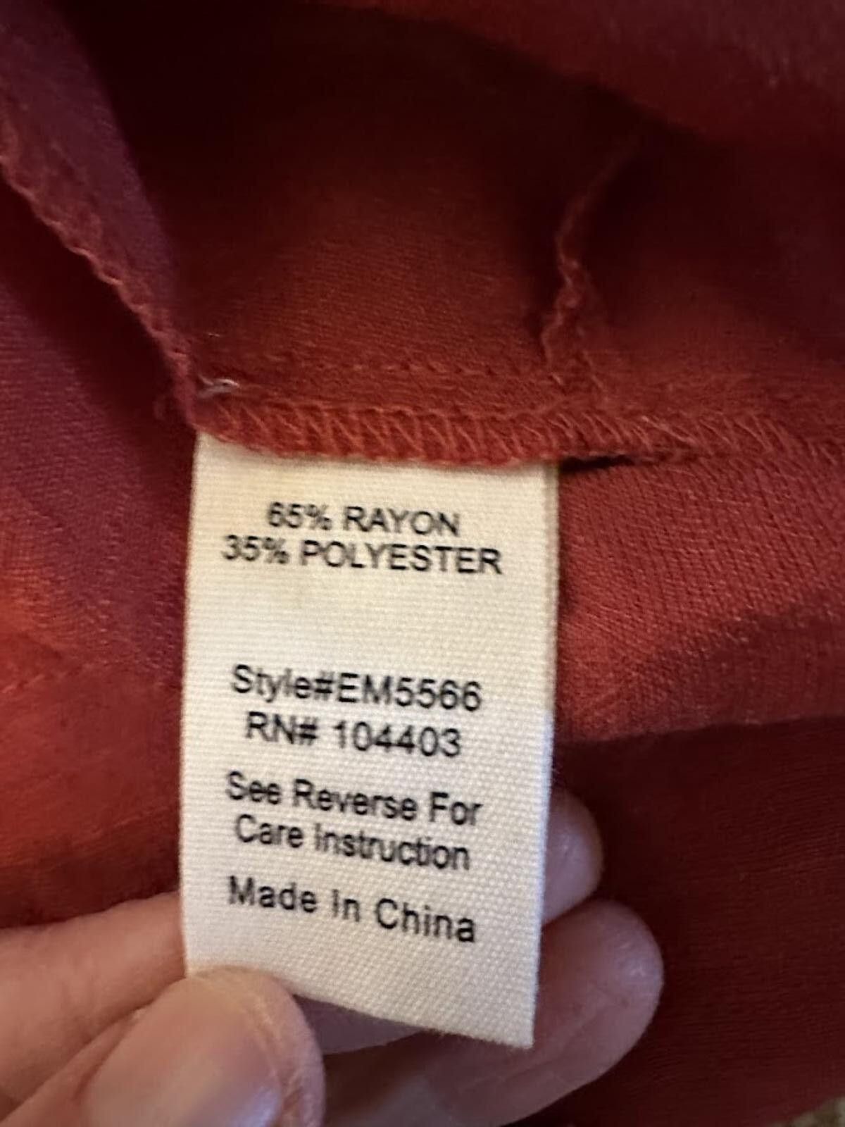 E. Marinella E&M Red/Rust Twist Front Top L NWT Size L / US 10 / IT 46 - 3 Thumbnail
