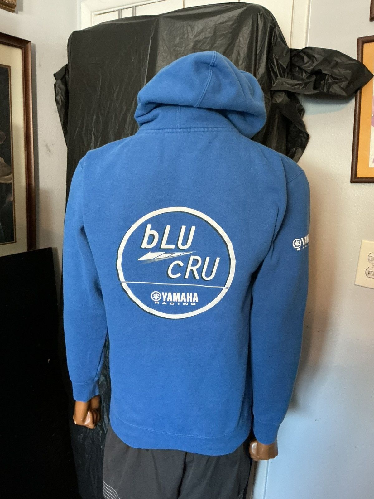 Yamaha Yamaha Racing Blu Cru Motorsports MX Dirt Bike Zip Hoodie Size US M / EU 48-50 / 2 - 12 Thumbnail