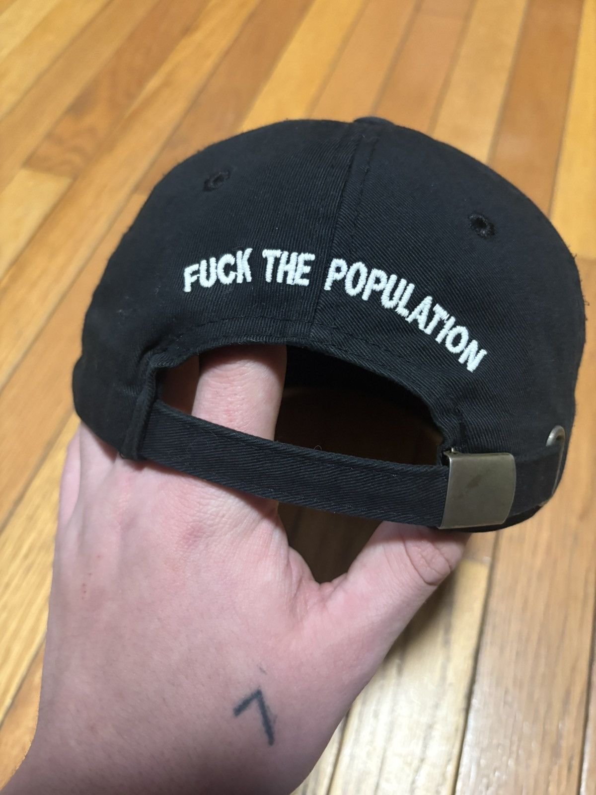 Fuck The Population (2016) FTP GLOW IN THE DARK DAD HAT Size ONE SIZE - 3 Thumbnail