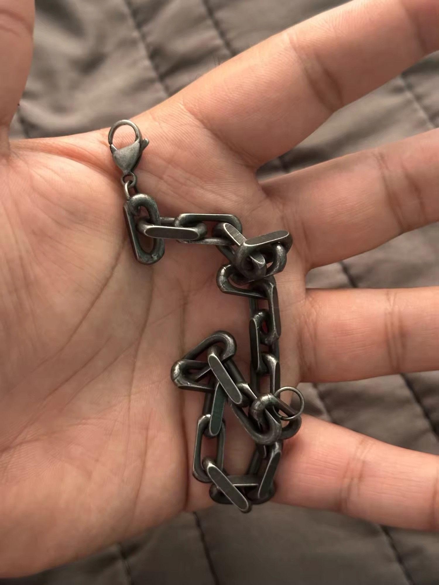 Jewelry Oxidized Black Chain Bracelet Size ONE SIZE - 4 Thumbnail