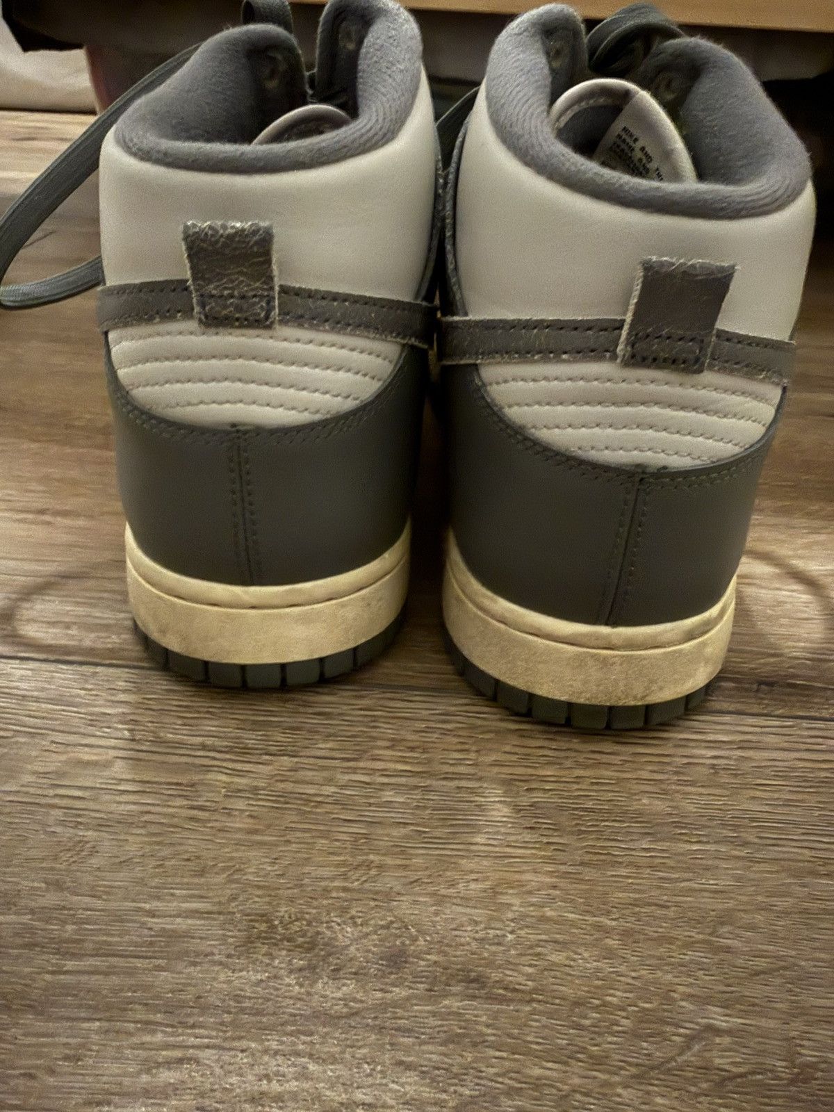 Nike Nike High Grey Dunks Size US 11.5 / EU 44-45 - 4 Thumbnail