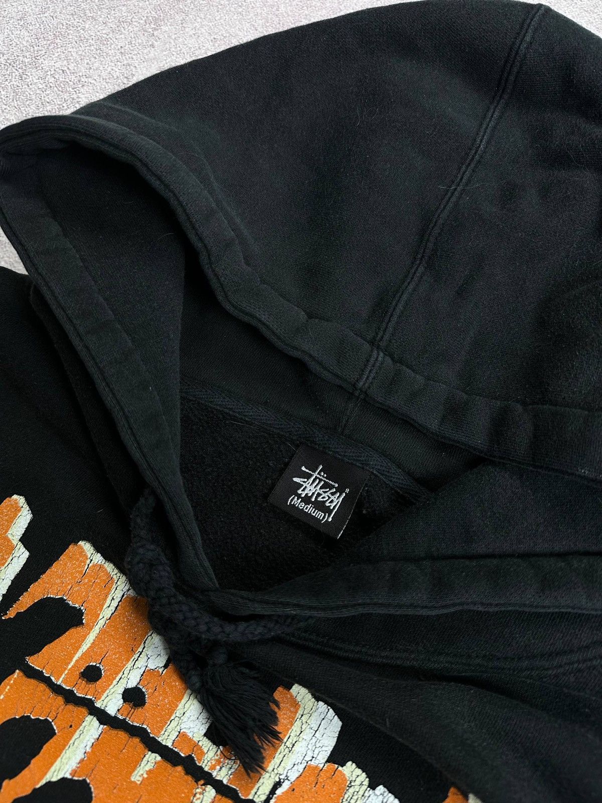 Stussy Vintage Stussy Big Logo Heavy Cotton Hoodie M Size US M / EU 48-50 / 2 - 3 Thumbnail