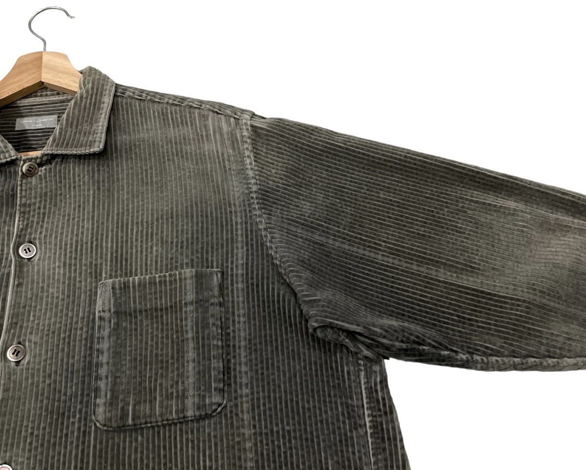 Vintage Comme Des Garçons HOMME Corduroy Button Up Shirt Size XL main image 0