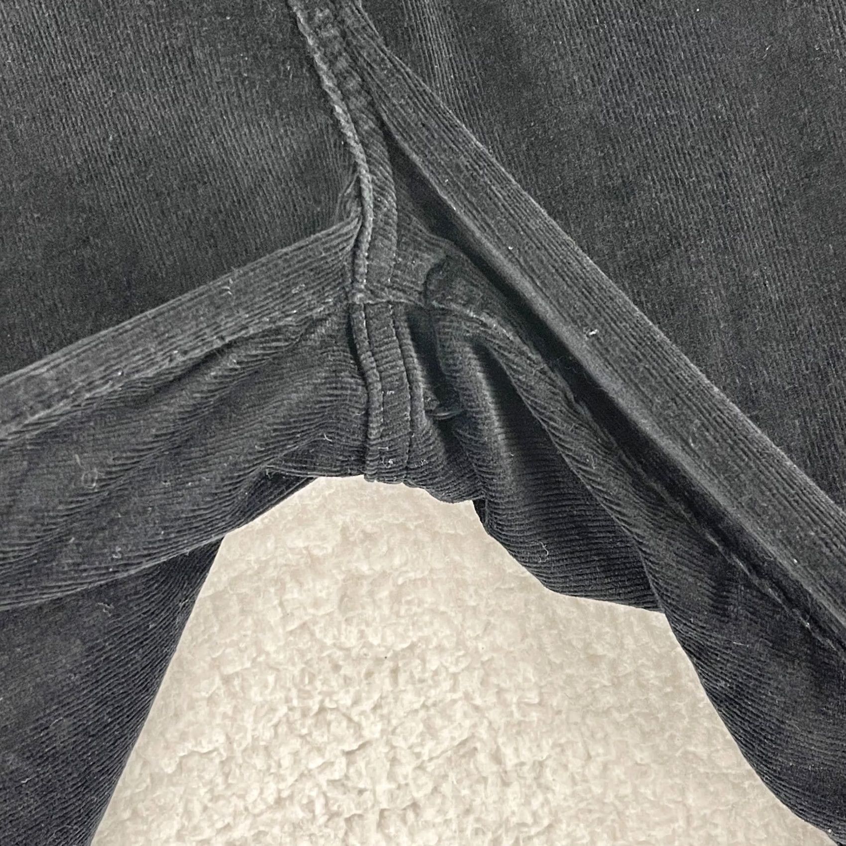 NYDJ NYDJ Black Corduroy Legging Mid Rise Straight Pants Womens Size 8 Casual Corduroy Pants Size 30" / US 8 / IT 44 - 6 Thumbnail