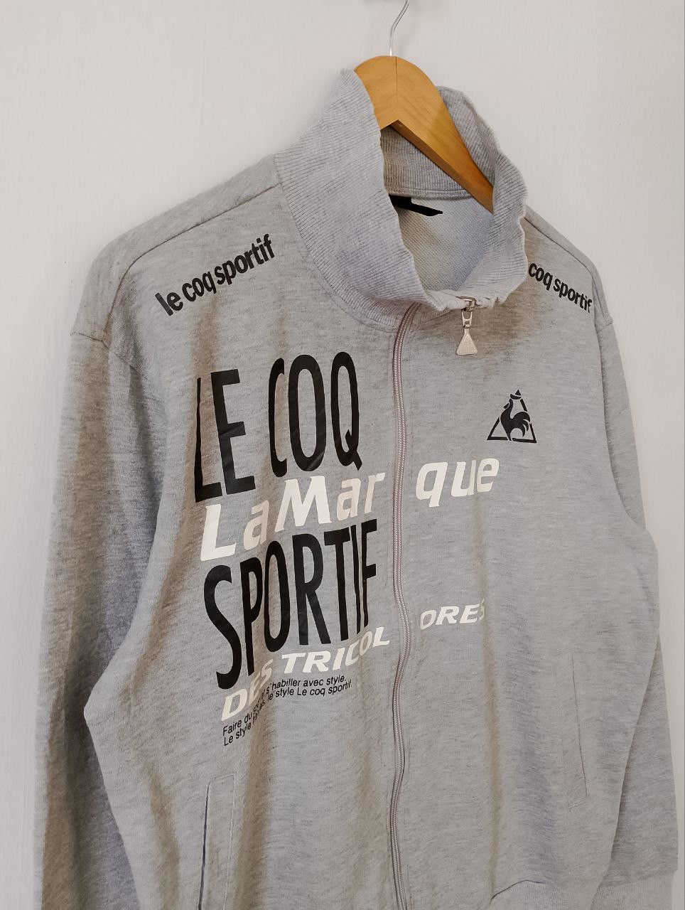 Le Coq Sportif LE COQ SPORTIF Full Zipper Sweater Jacket Size US L / EU 52-54 / 3 - 5 Thumbnail