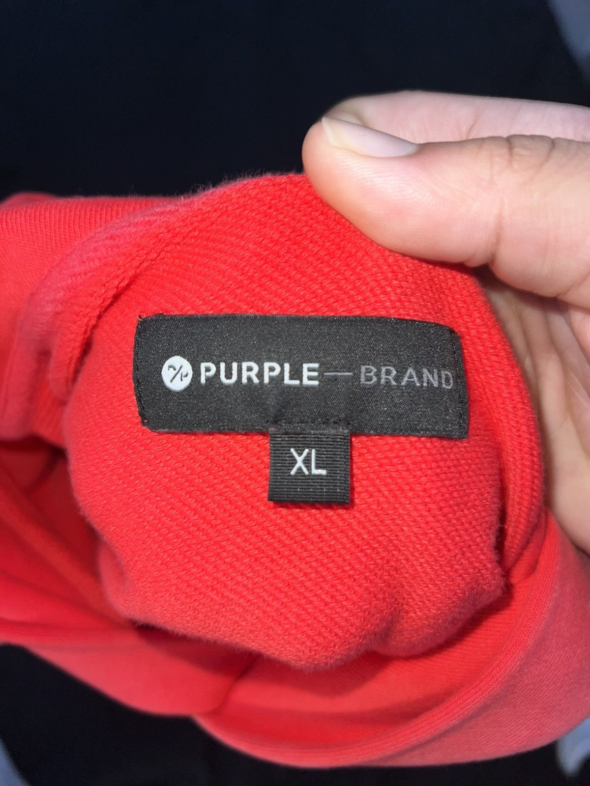 Purple Brand Purple Brand Red Acid Wash Hoodie Size US XL / EU 56 / 4 - 3 Thumbnail