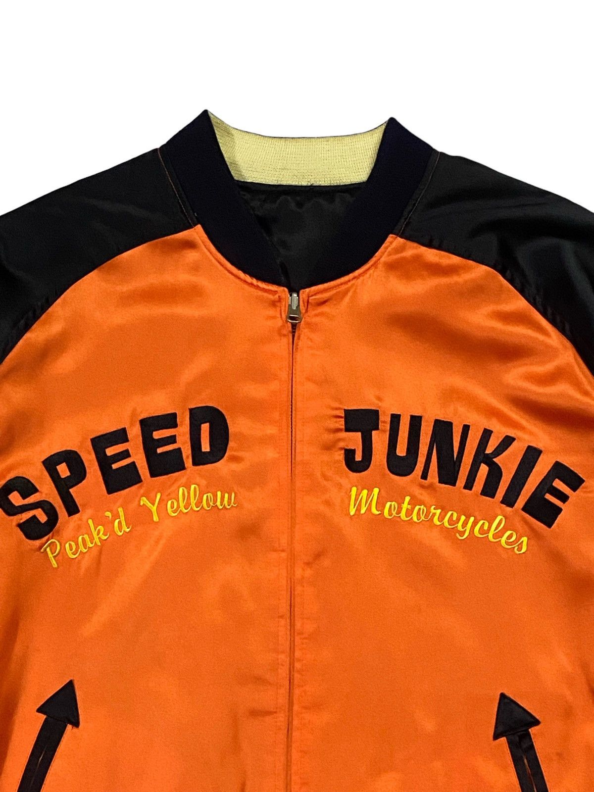 Japanese Brand Peakd Yellow Speed Junkie Reversible Souvenir Jacket Size US L / EU 52-54 / 3 - 13 Thumbnail