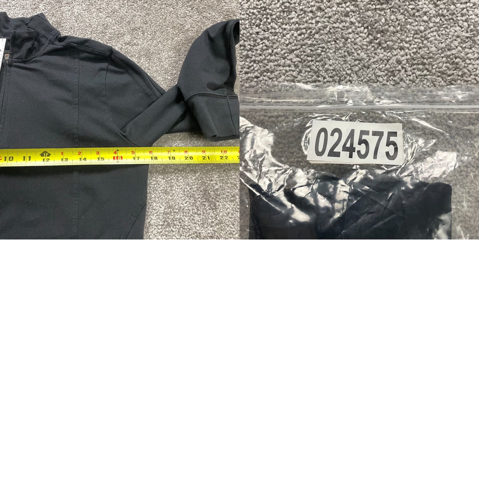 Lands' End Lands' End Full Zip Active Jacket Womens Small Black Compression Mock Neck Gym Size S / US 4 / IT 40 - 9 Thumbnail