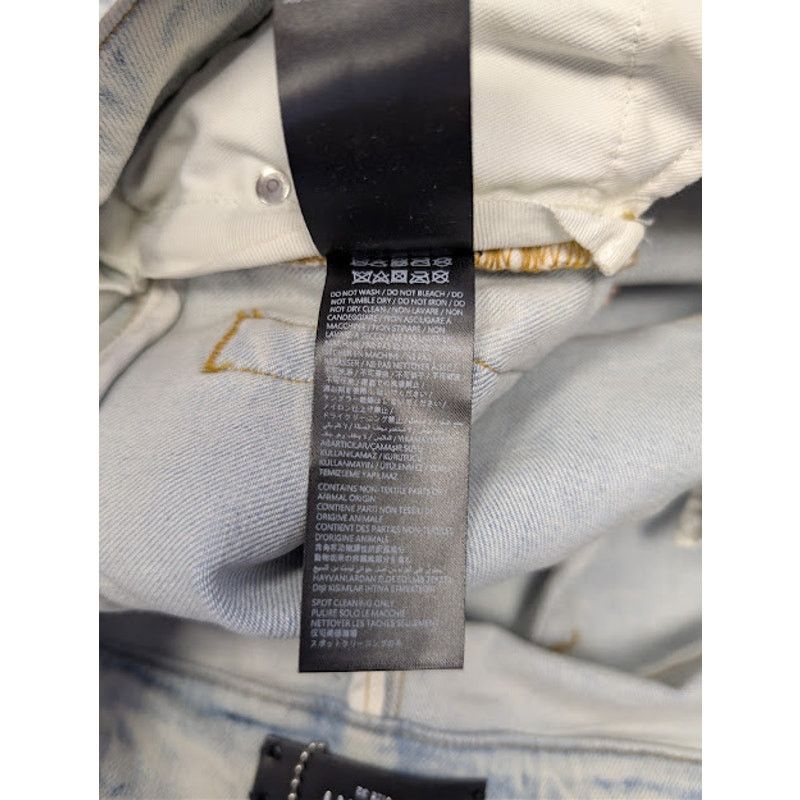 Amiri o1rshd1 MX1 Suede Denim Jeans in Medium Indigo Size US 32 / EU 48 - 21 Thumbnail