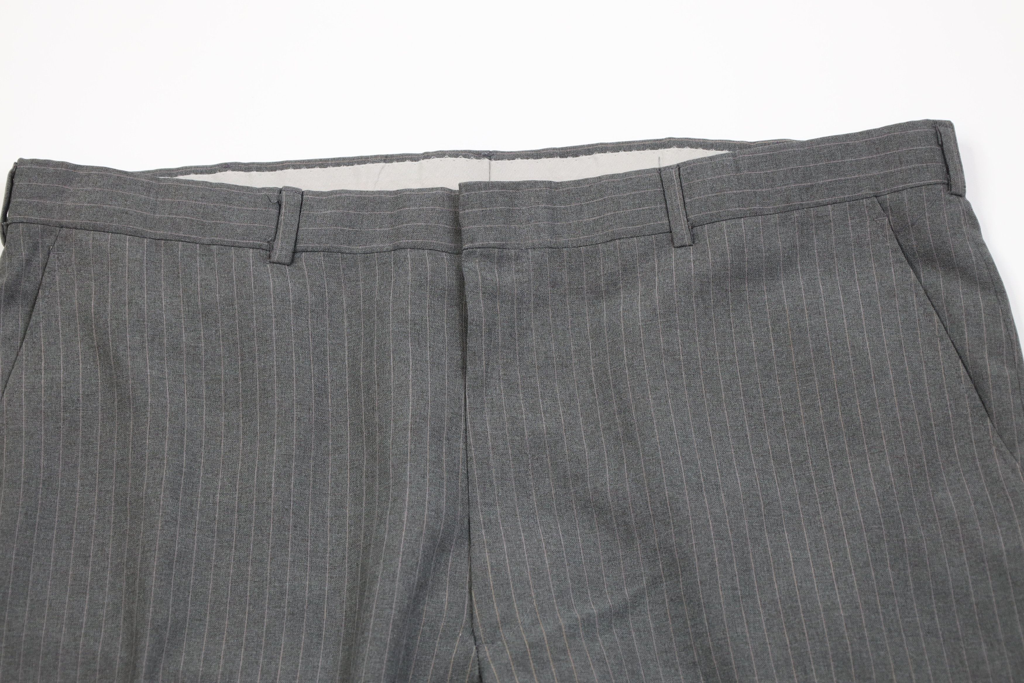 Vintage Vintage 70s Streetwear Knit Striped Wide Leg Chino Pants USA Size US 42 / EU 58 - 2 Thumbnail