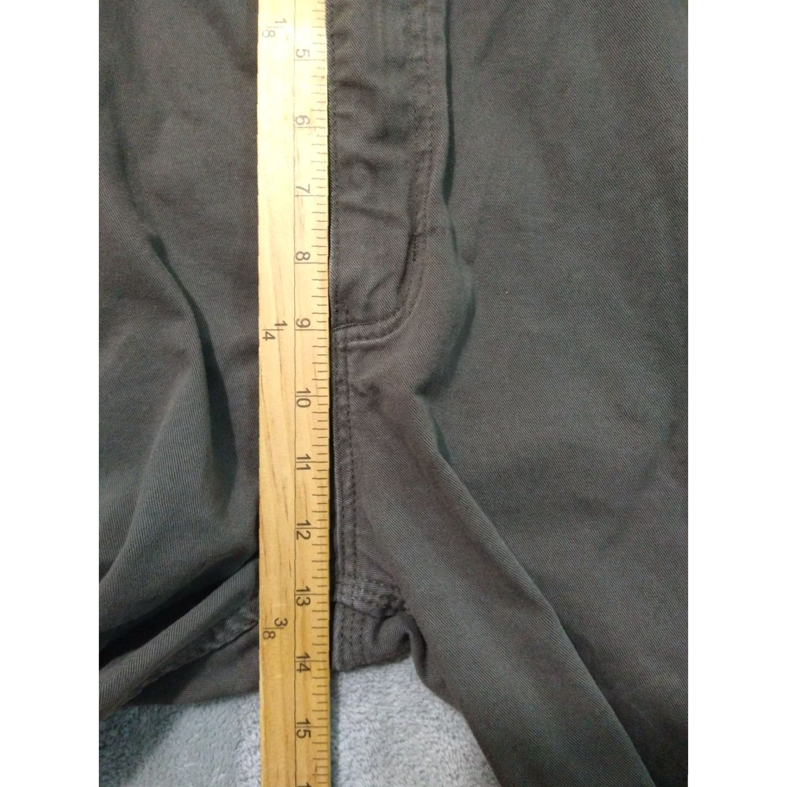 Carhartt Carhartt Jeans Mens 42x30 Green Relaxed Fit Straight Leg Dungaree Size US 42 / EU 58 - 4 Thumbnail