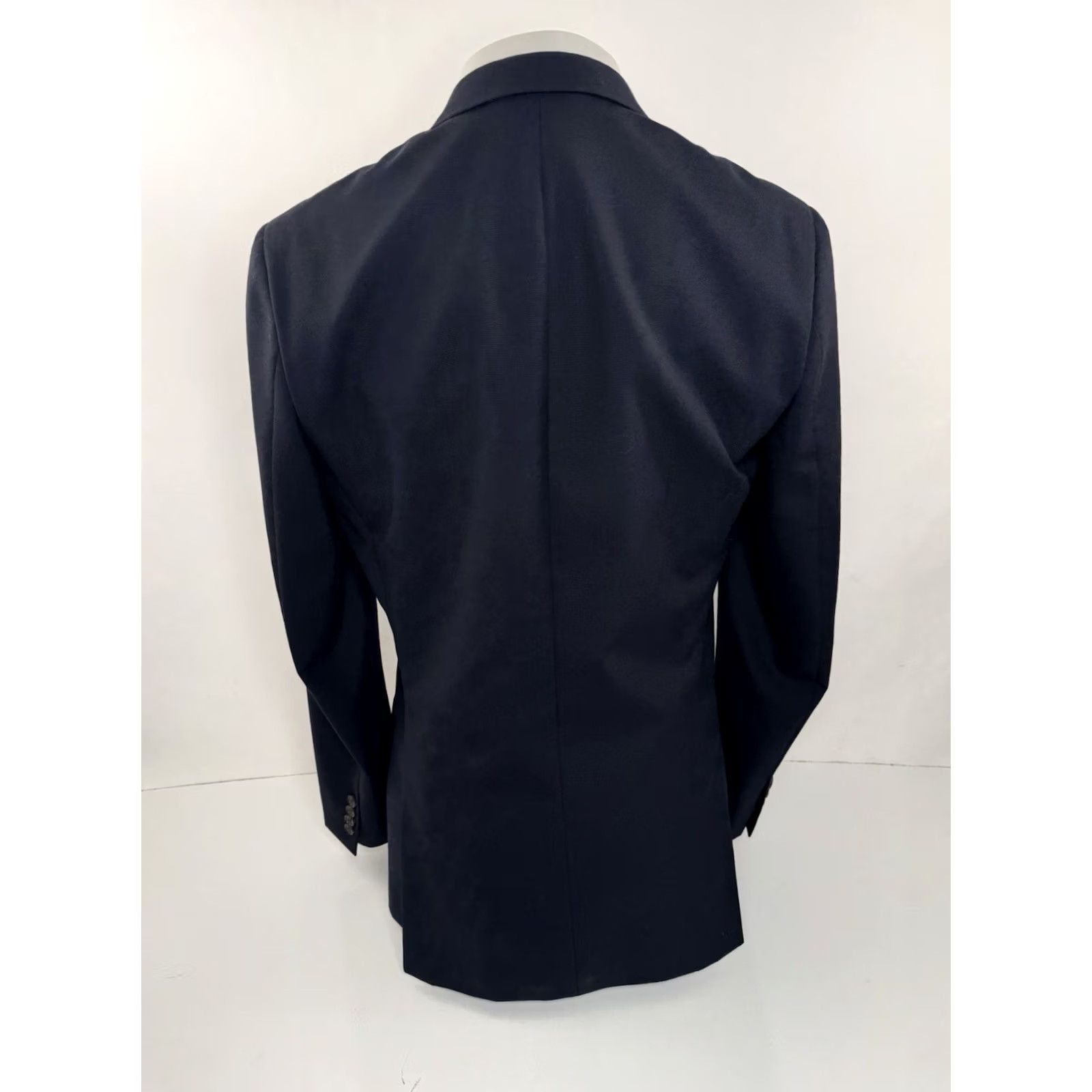 Bonobos Bonobos MARZOTTO Italian WOOL Slim Fit 40 Long Jacket VERY DARK BLUE Mens Size US XXS / EU 40 - 3 Thumbnail