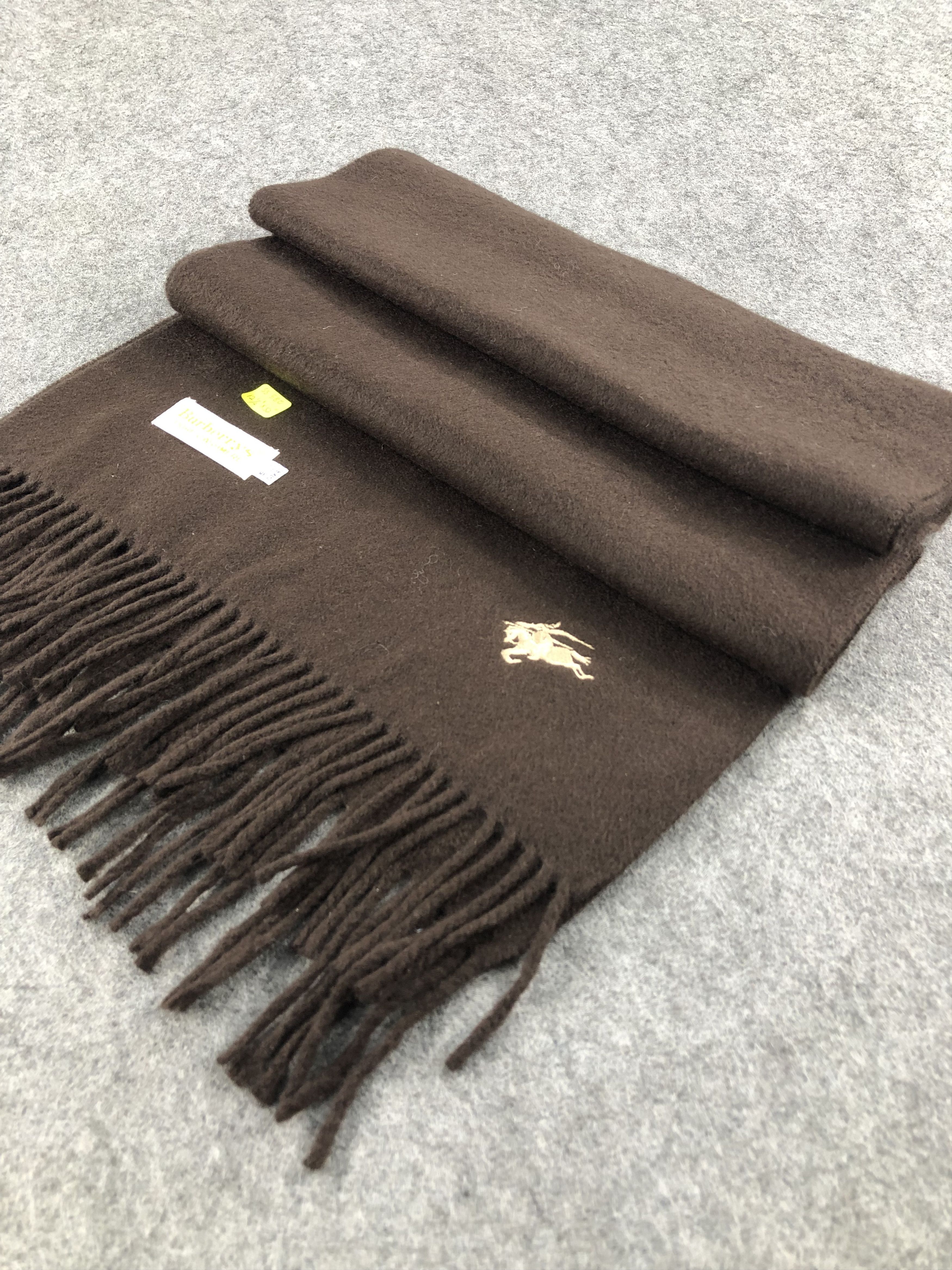 Burberry Burberry Pure Cashmere Scarf / Muffler / Neckwear Size ONE SIZE - 3 Thumbnail