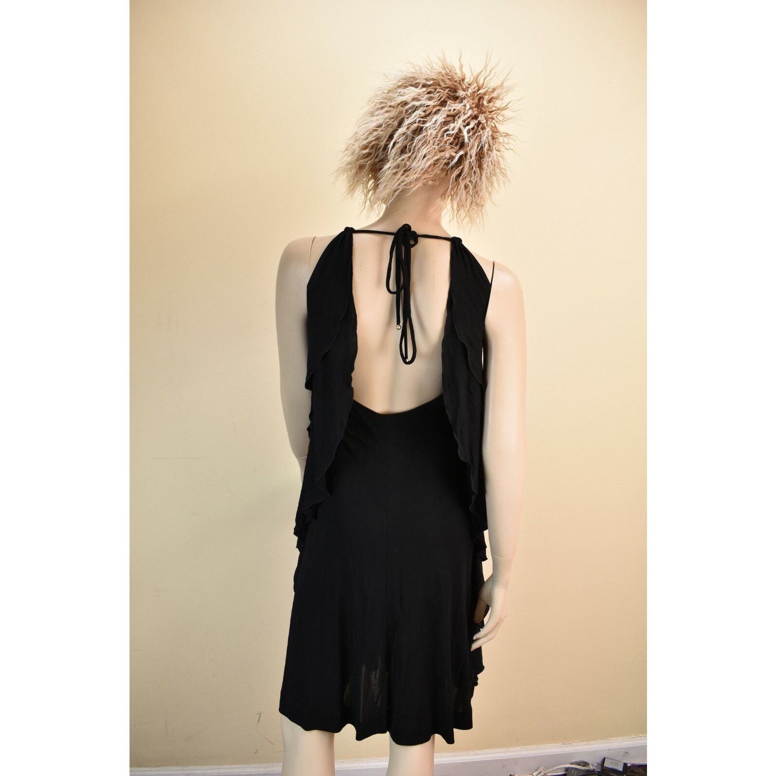 Chanel NEW CHANEL BLACK VISCOSE SLEEVELESS EVENING DRESS 36 FR $2K Size S / US 4 / IT 40 - 2 Thumbnail