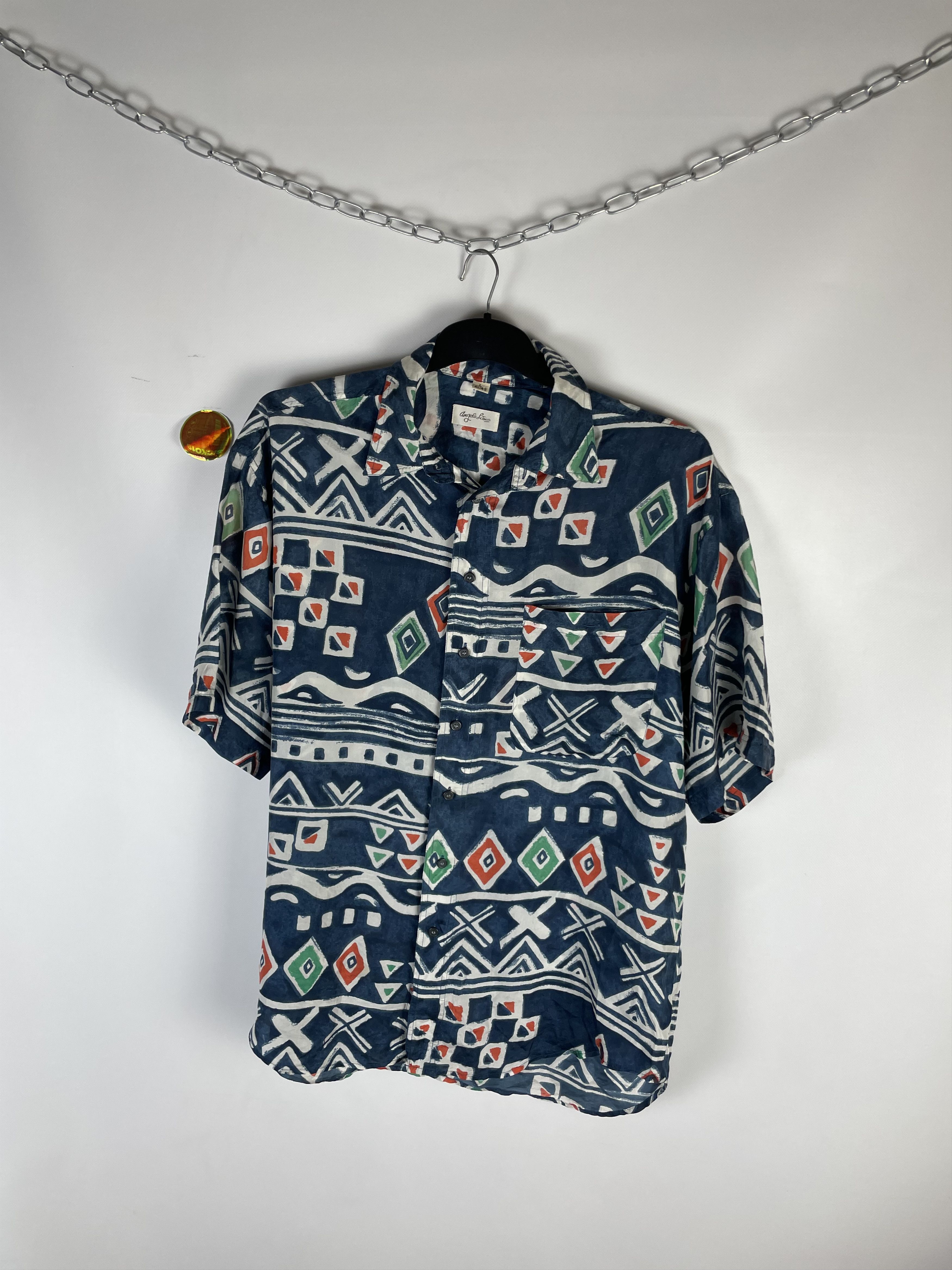 Other Vintage Crazy Aloha Hawaiian Shirt 100% Silk Size US L / EU 52-54 / 3 - 2 Thumbnail
