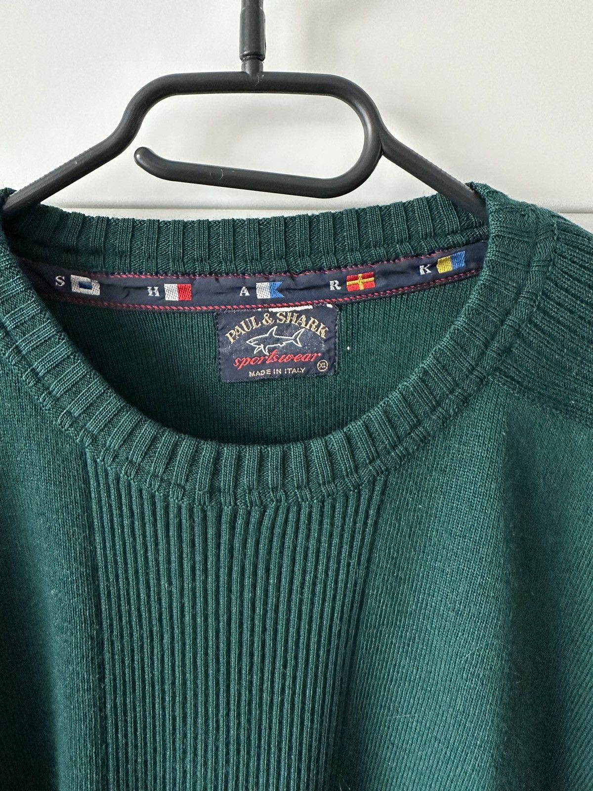 Paul & Shark 90’s Paul & Shark green vintage sweater wool jumper yachting Size US XL / EU 56 / 4 - 3 Thumbnail