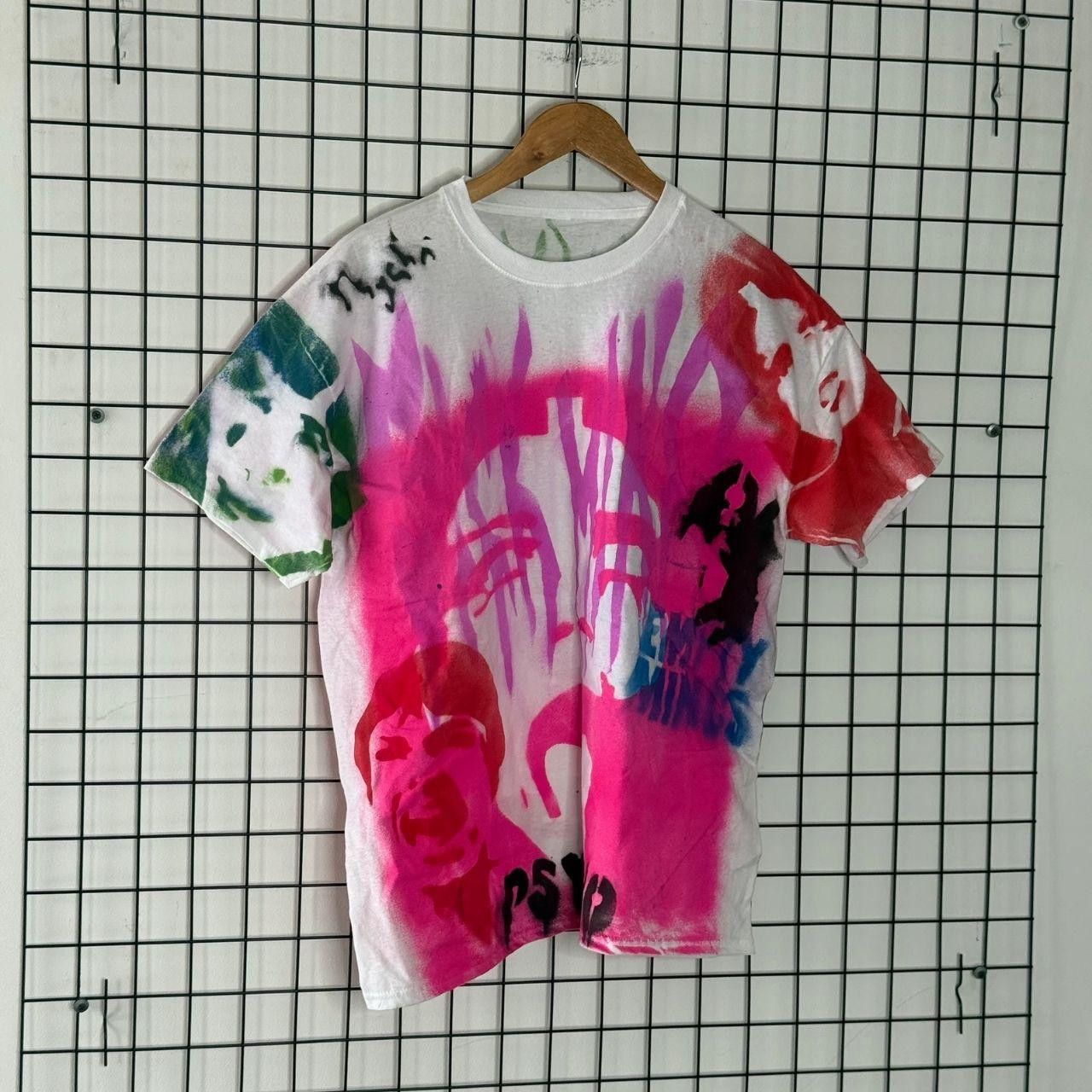 Vintage Vintage Handmade Custom Tee Avantgarde Opium Painted Size US L / EU 52-54 / 3 - 3 Thumbnail