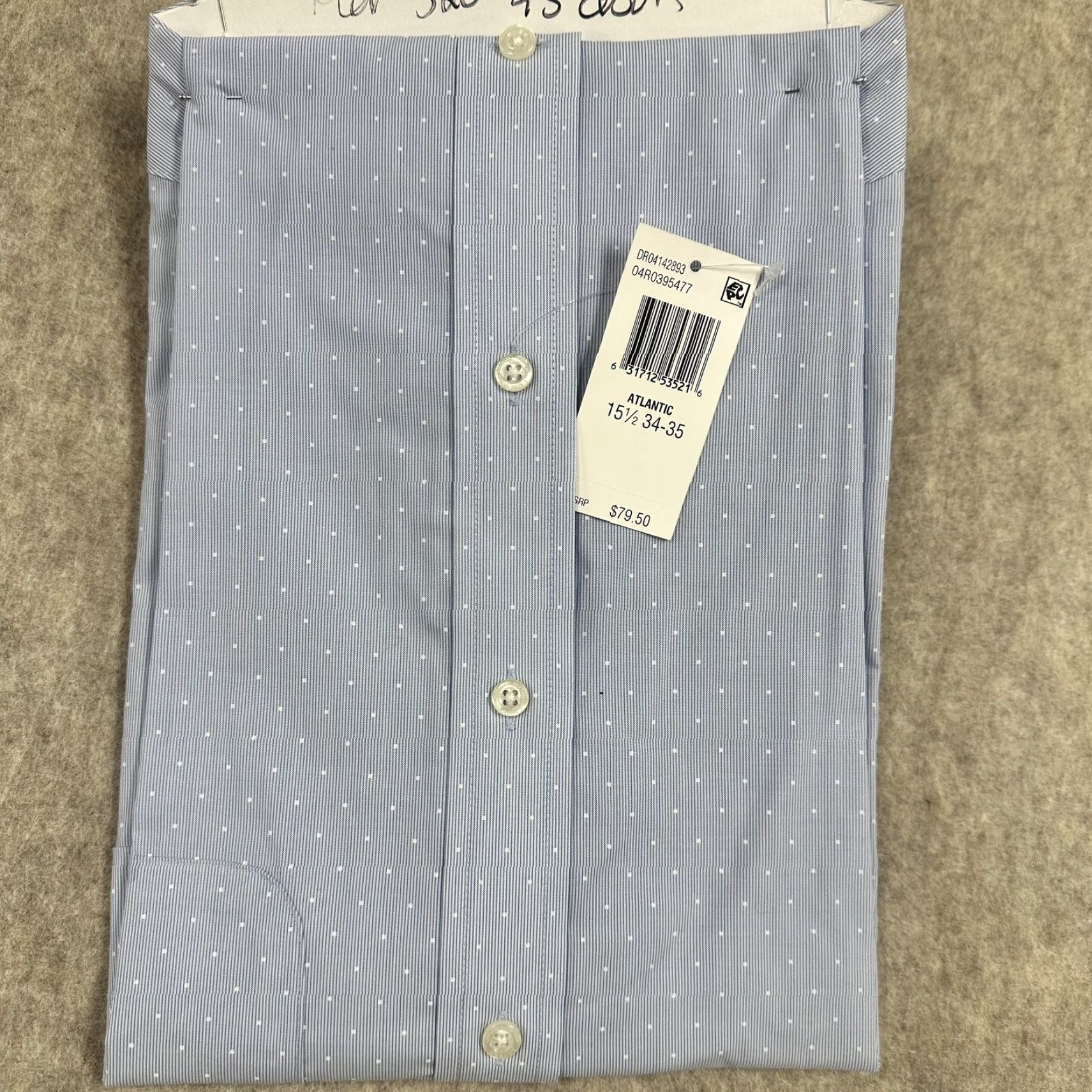 Ralph Lauren Lauren Ralph Lauren Shirt Men Medium 15.5 34-35 Ultraflex Stretch Blue Long Sleeve Collared Dress Shirt Size US L / EU 52-54 / 3 - 6 Thumbnail