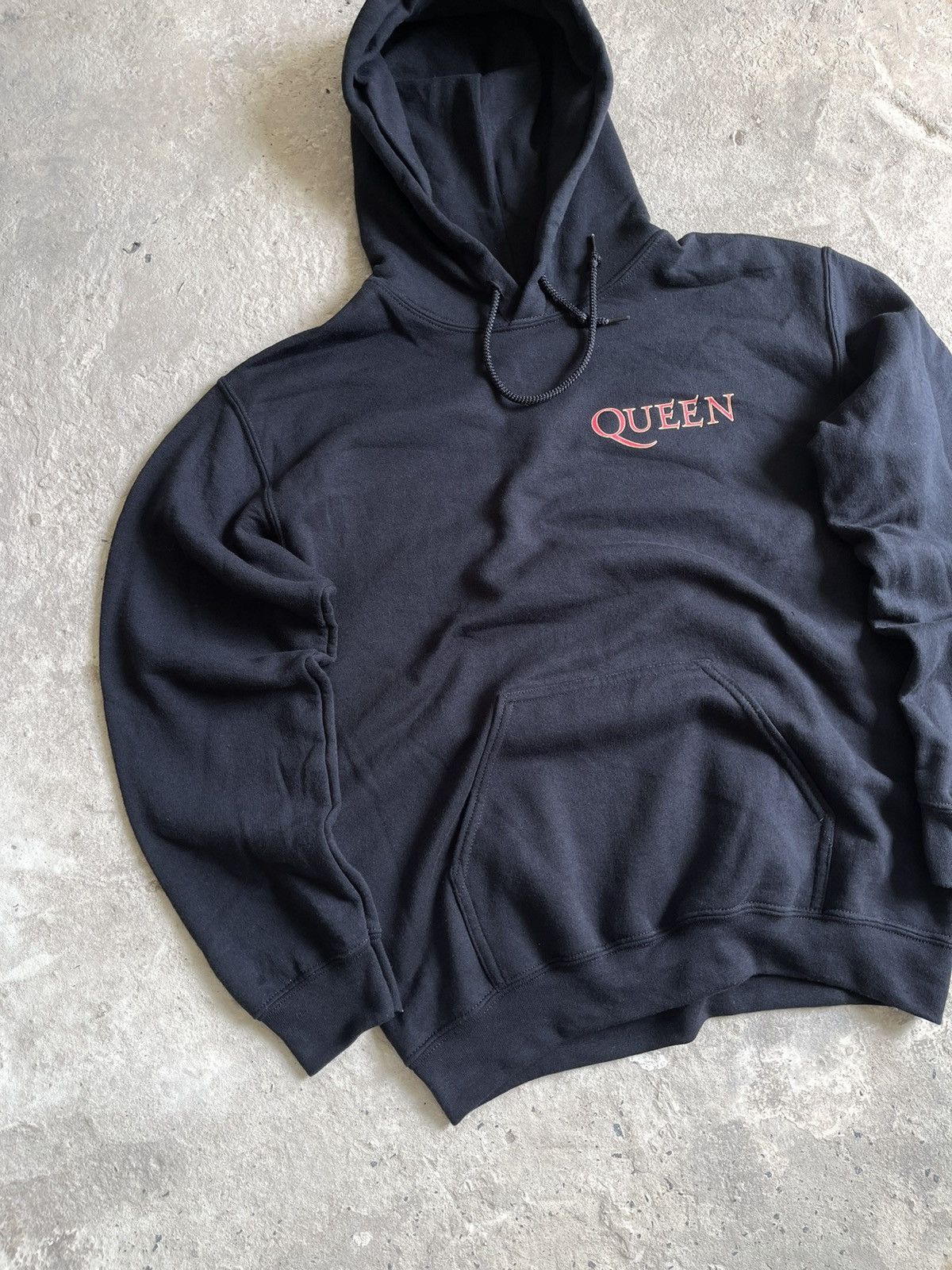 Band Tees Queen Freddie Mercury Y2k Rock Band Boxy Fleece Hoodie Size US S / EU 44-46 / 1 - 6 Thumbnail