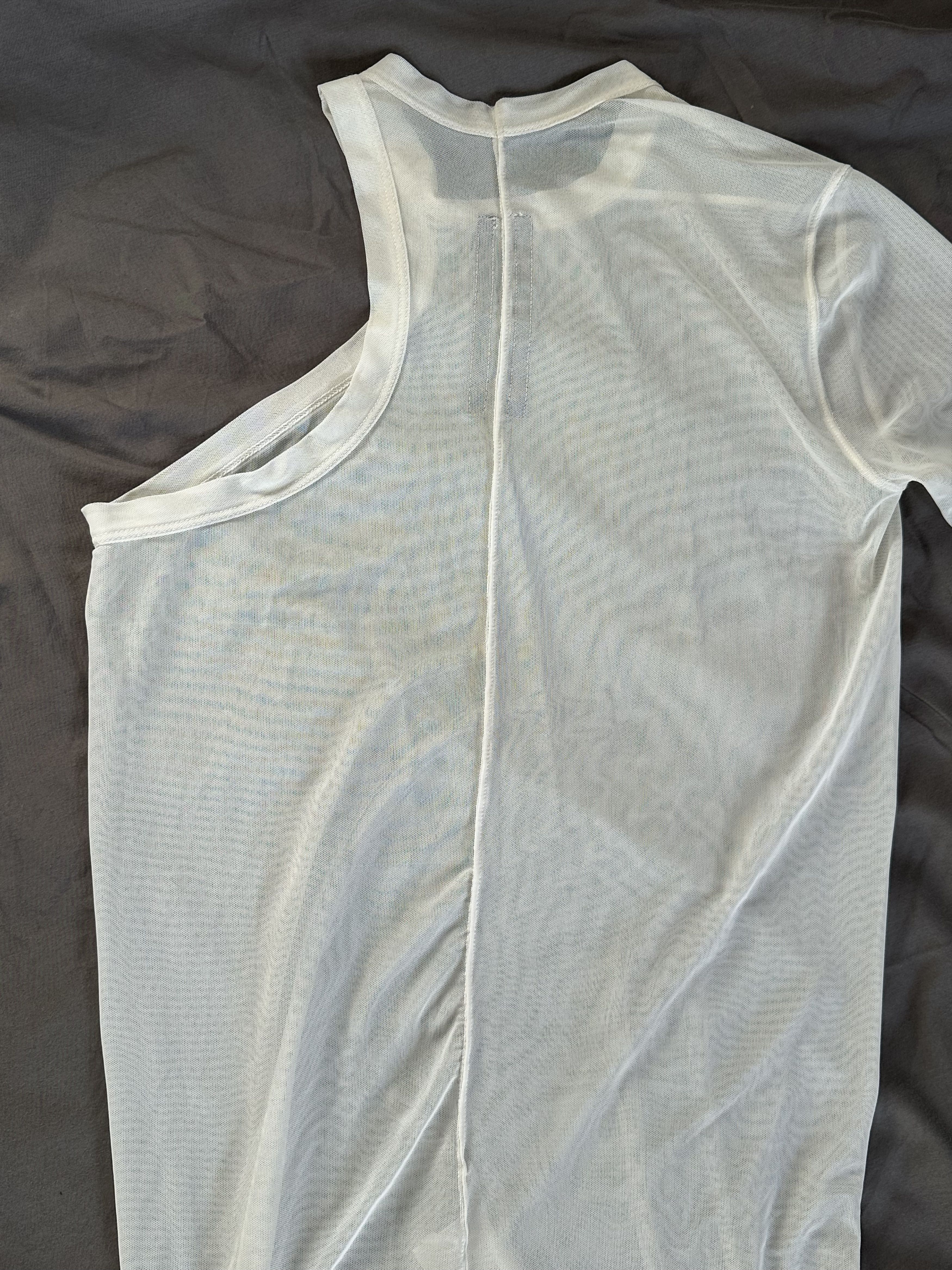 Rick Owens Rick Owens fw21 White Mesh Banana Top Size US S / EU 44-46 / 1 - 5 Thumbnail