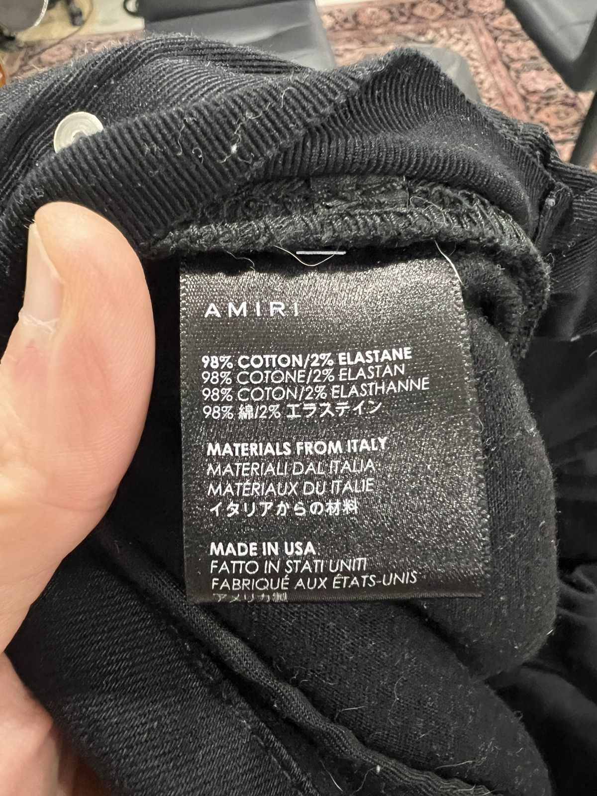 Amiri Amiri Black Thrasher Stacked Jeans Original 1st Release Size US 30 / EU 46 - 13 Thumbnail