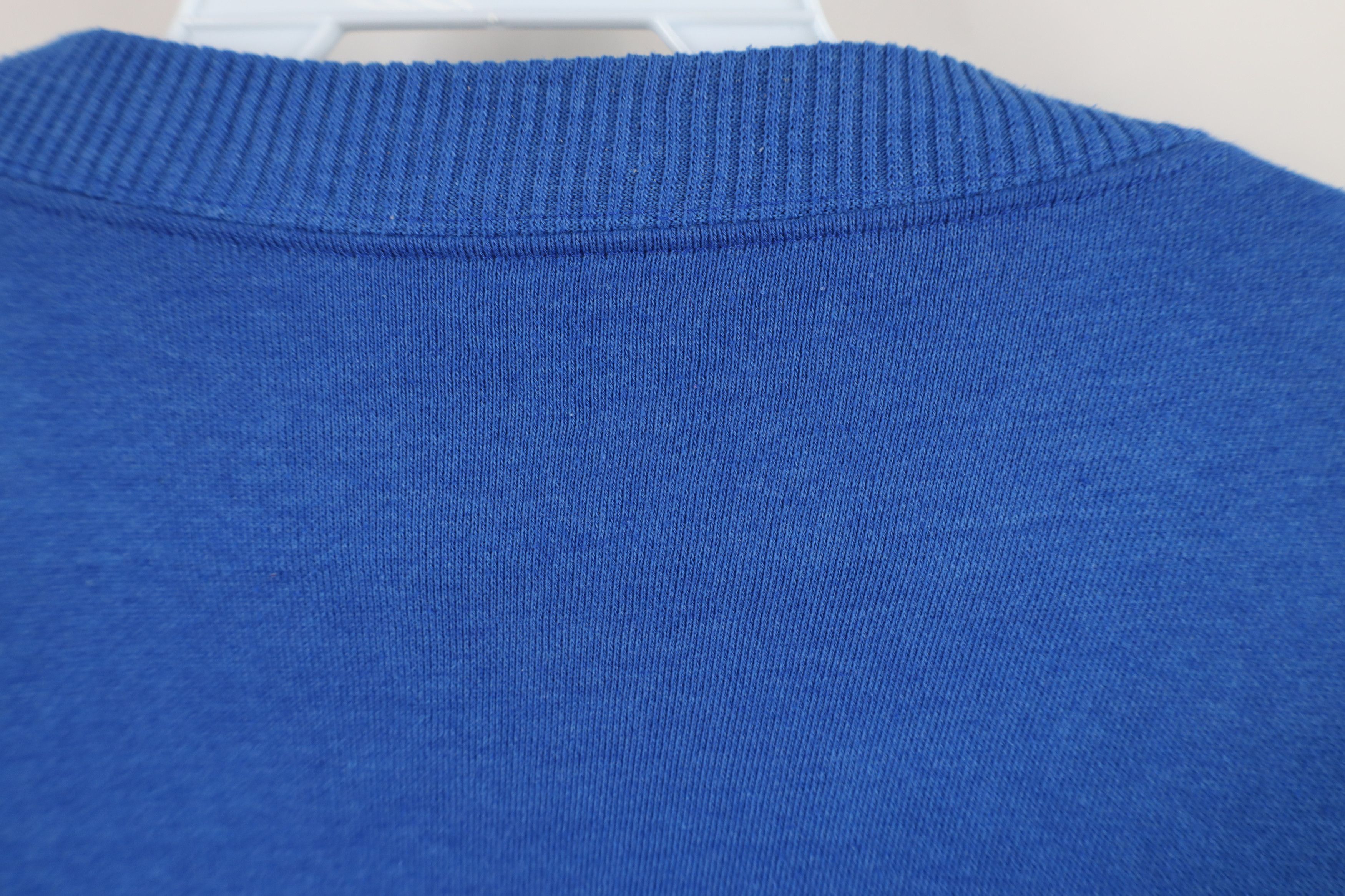 Vintage Vintage 90s Streetwear Blank Crewneck Sweatshirt Blue USA Size US M / EU 48-50 / 2 - 9 Thumbnail