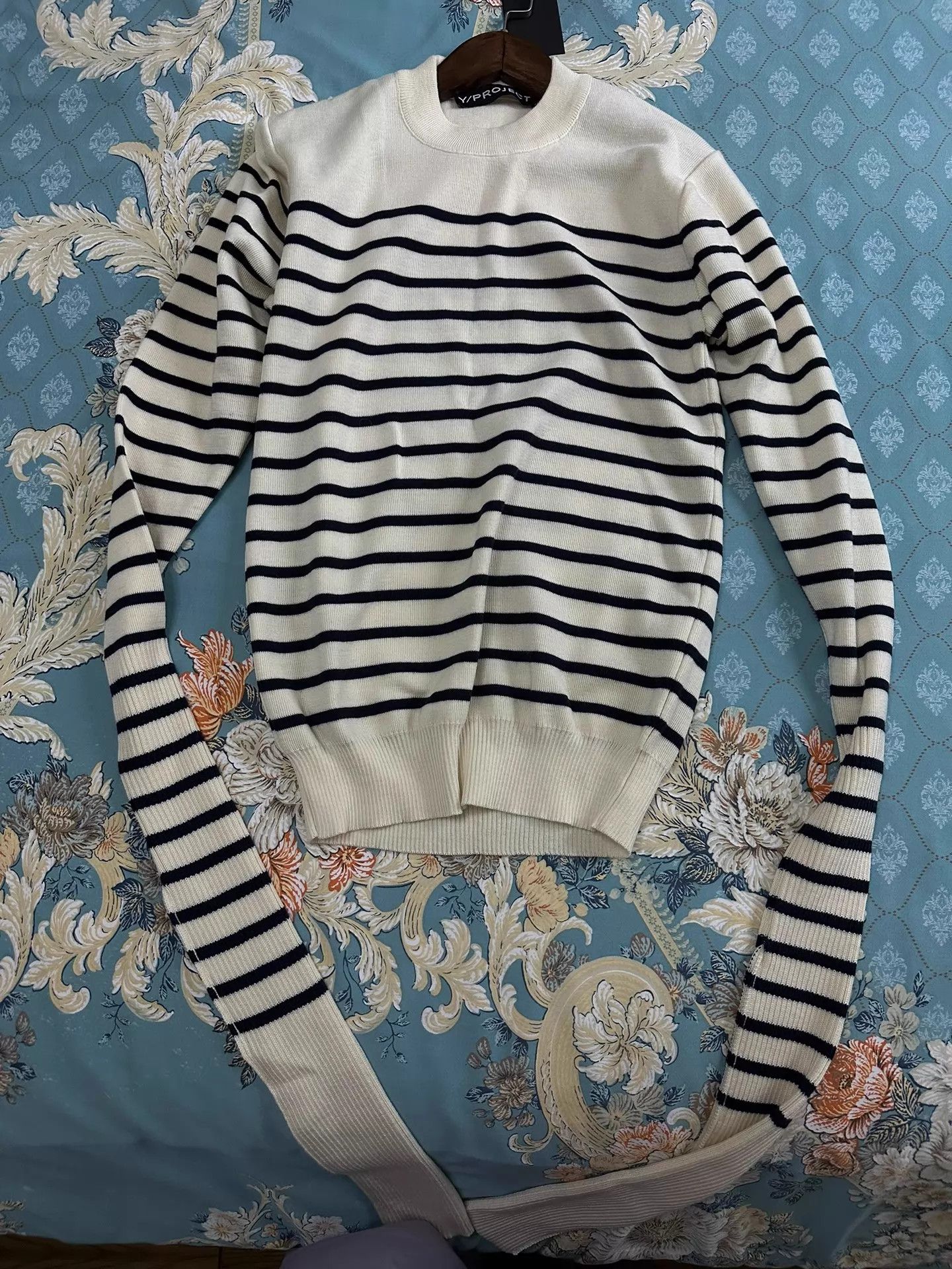 Y/Project yproject fine knit stripe long sleeve 95 new unworn Size XS / US 0-2 / IT 36-38 - 1 Thumbnail
