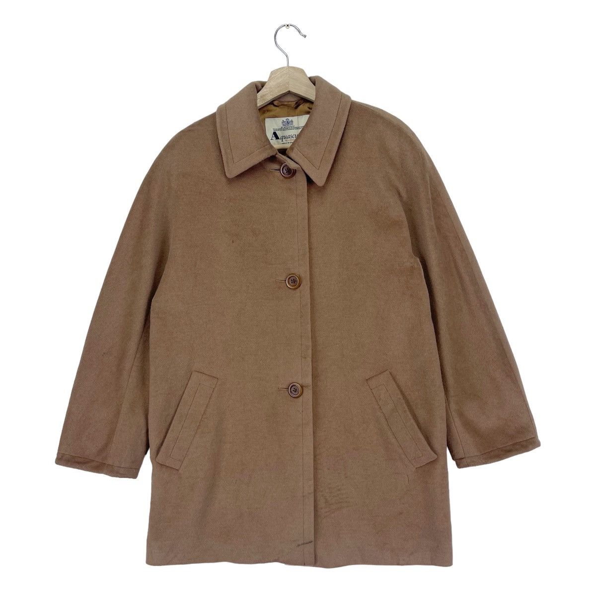 Aquascutum × Vintage Aquascutum London Wool Overcoat Size US M / EU 48-50 / 2 - 1 Thumbnail