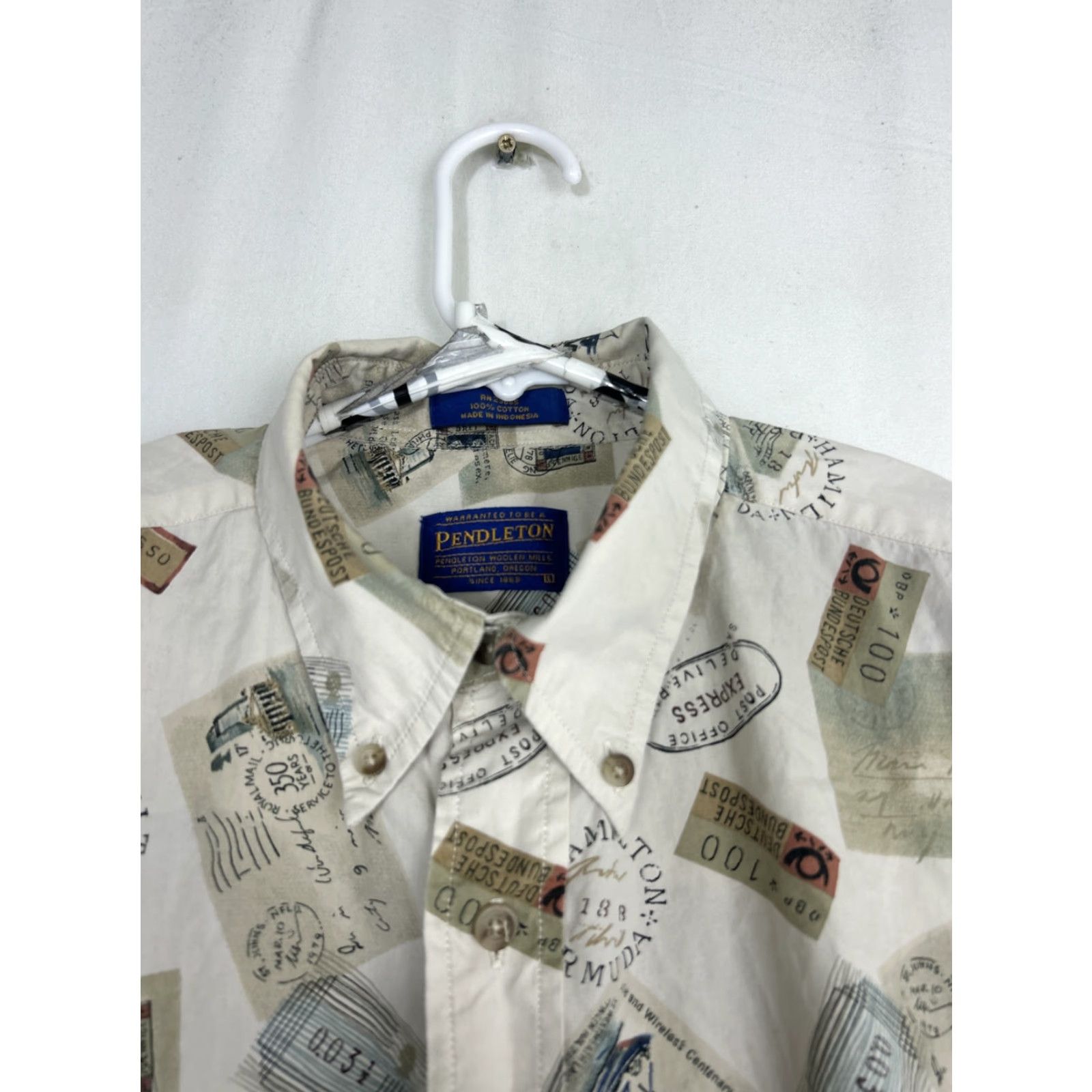 Pendleton Pendleton Vacation Shirt All Over Print Bermuda Espresso Men's Size Large Size US L / EU 52-54 / 3 - 3 Thumbnail