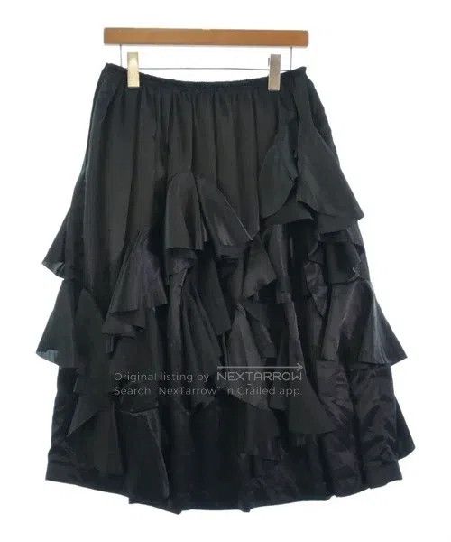 Comme des Garcons Comme des Garcons size S Black Retro Lace Design Skirt Size 24" / US 00 / IT 34 - 2 Thumbnail