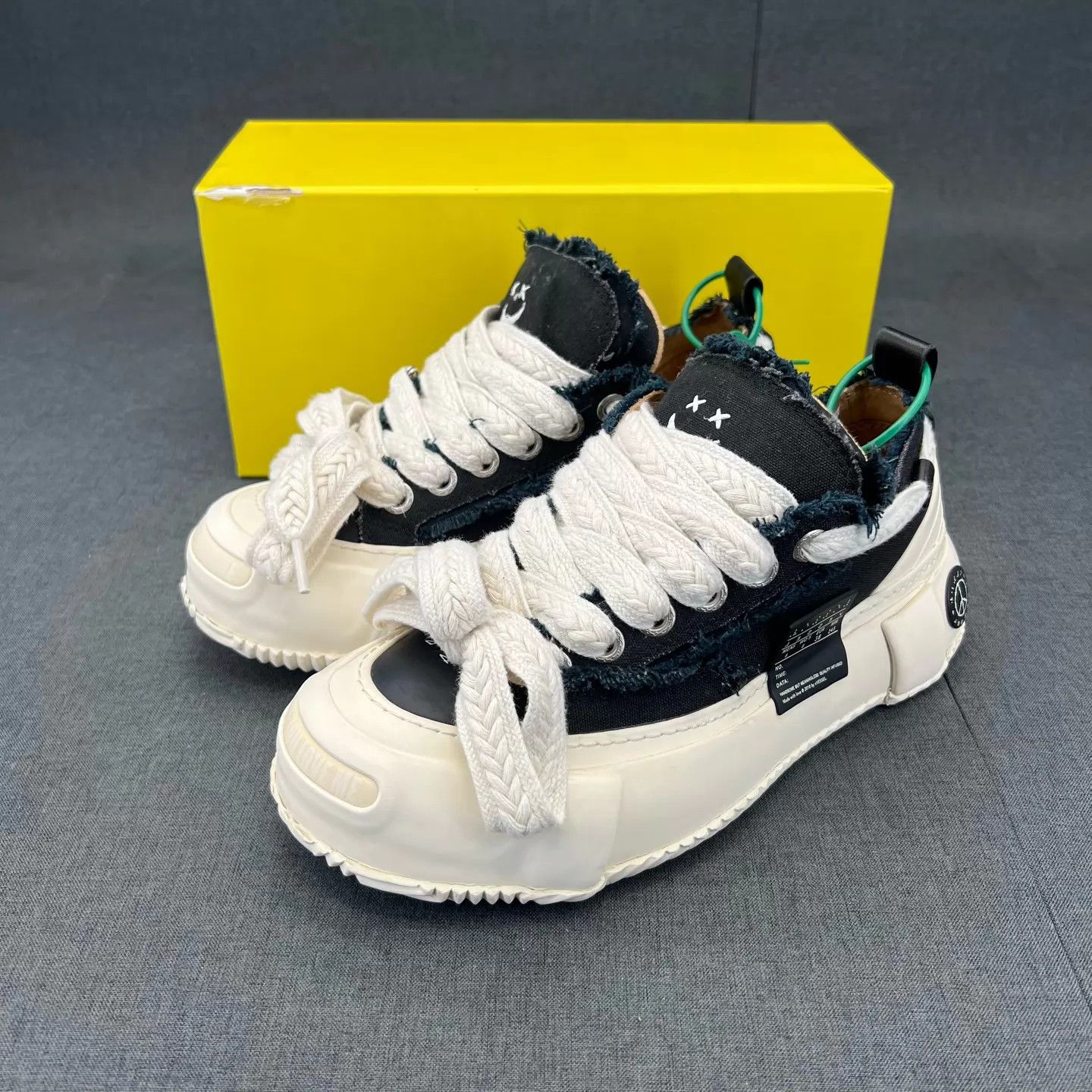 Other Vanness Wu Black & White Pangding Sneakers Size US 7.5 / IT 37.5 - 1 Thumbnail