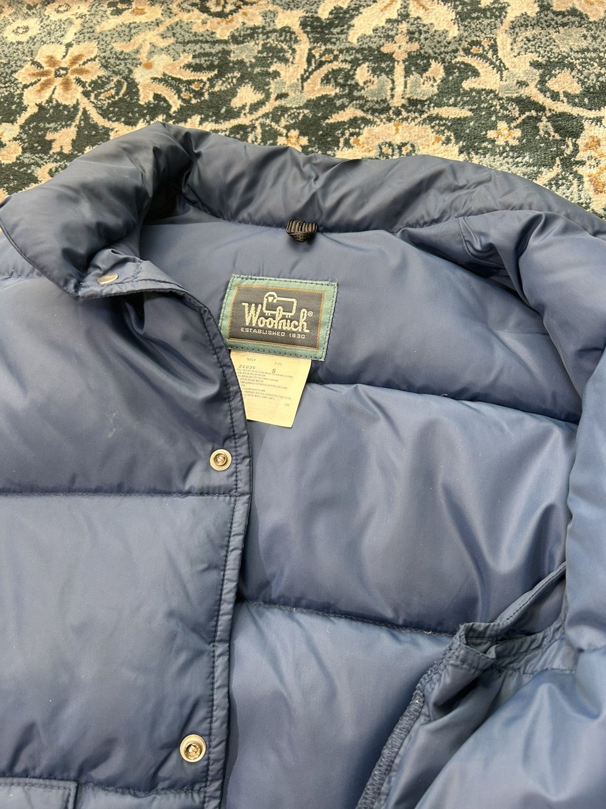 Woolrich Woolen Mills Woolrich Down Vest Navy USA Made Vintage 70s–80s S Rare Size US S / EU 44-46 / 1 - 7 Thumbnail