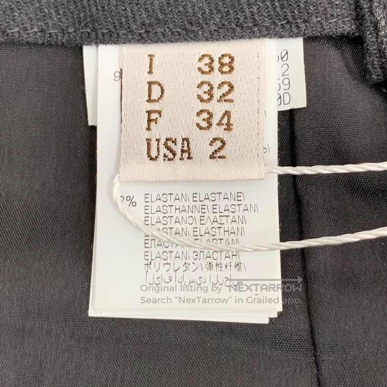Brunello Cucinelli Brunello Cucinelli Wool half-skirt, dark gray Size 25" / US 0 / IT 36 - 6 Thumbnail