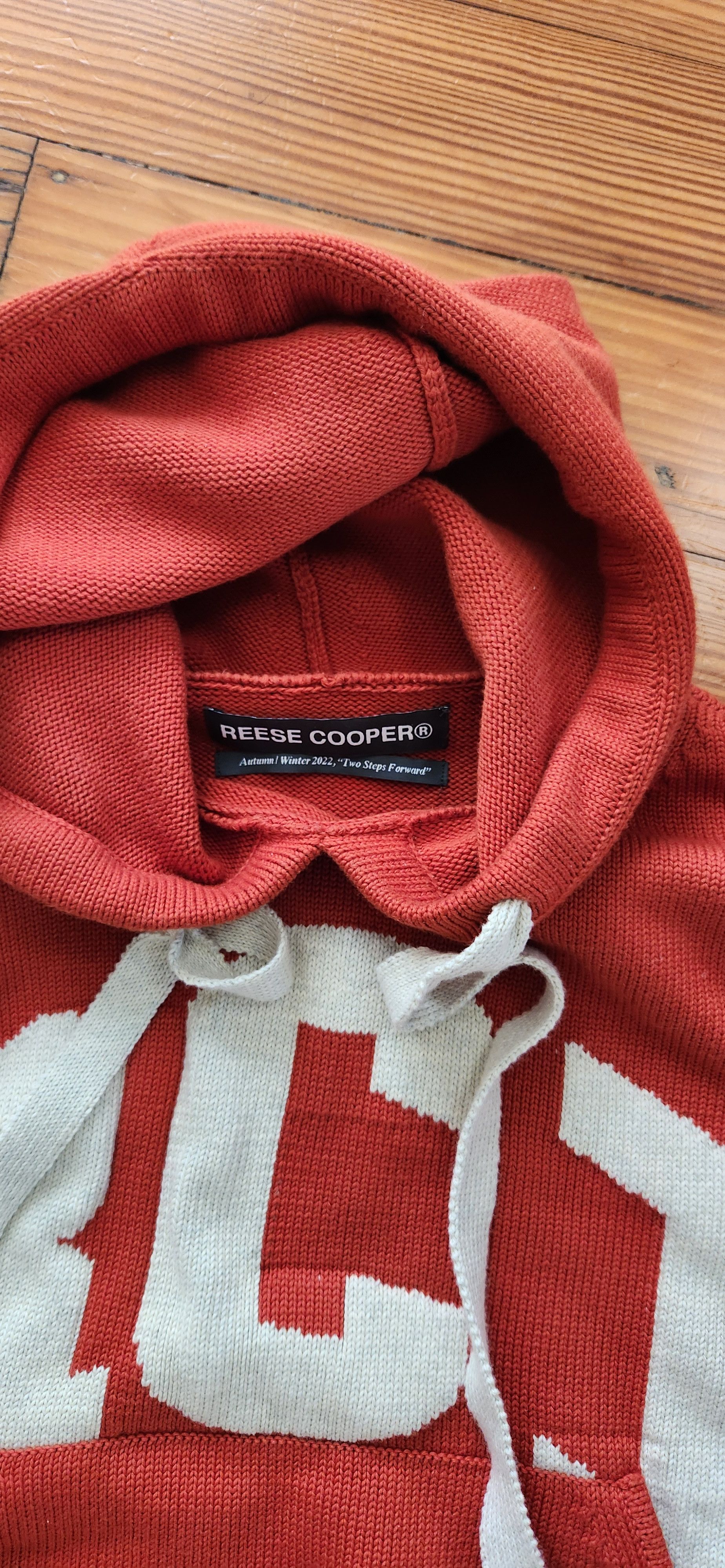 Reese Cooper Knit Hooded Sweater in Orange Size US S / EU 44-46 / 1 - 4 Thumbnail
