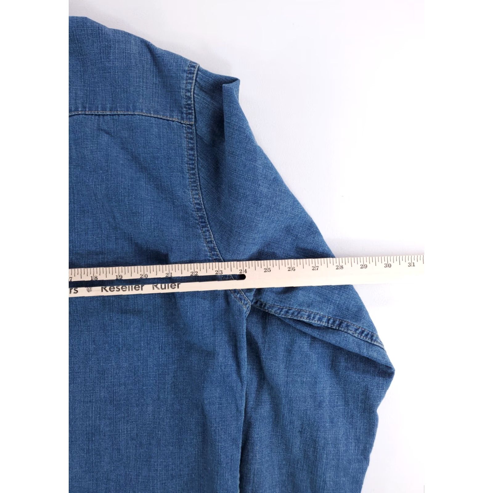 Levi's Levi's Pearl Snap Denim Button Up Shirt Blue Long Sleeve Western Mens XXL Size US XXL / EU 58 / 5 - 7 Thumbnail