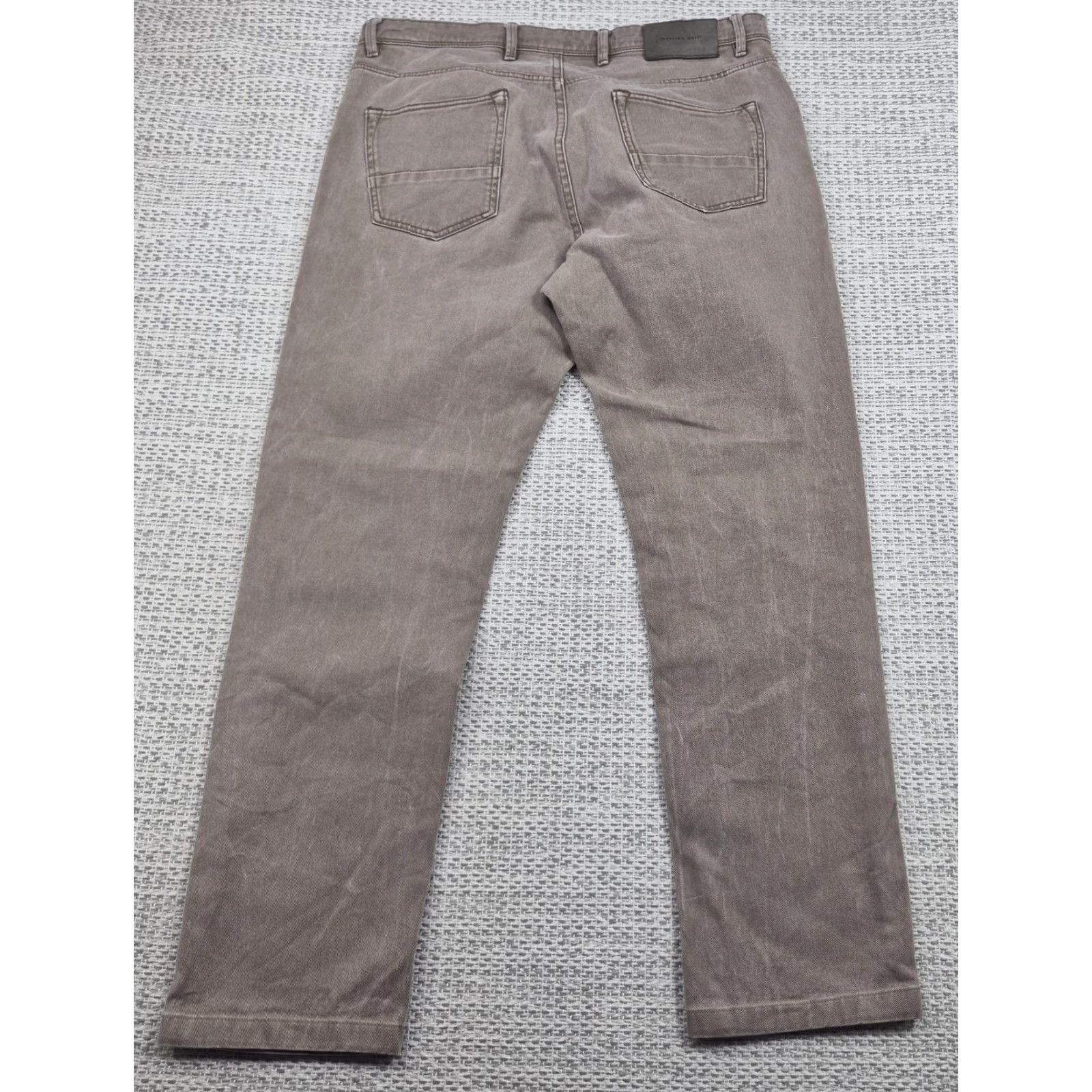 Massimo Dutti Massimo Dutti Jeans Mens 31x26 Brown Slim Straight Denim Pants Medium Wash Slim Fit 5-Pocket Mens Jeans Brown Size US 31 - 2 Thumbnail