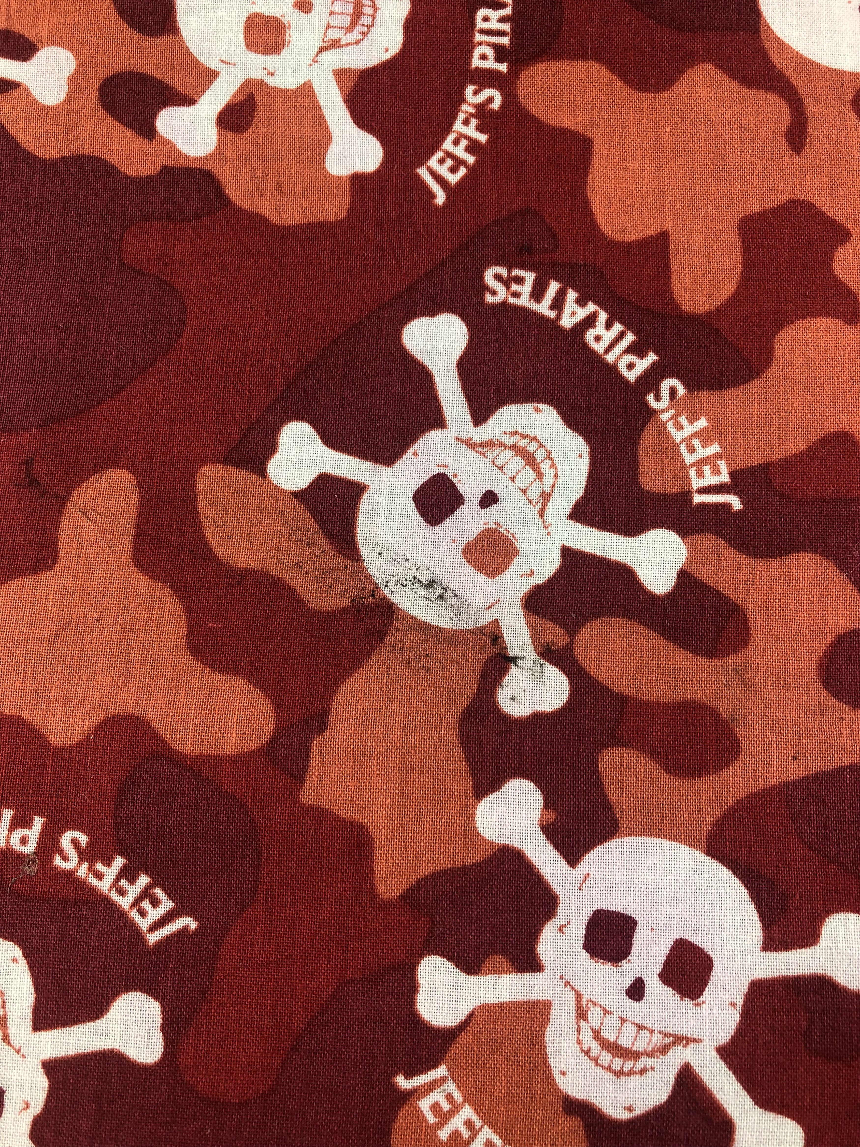 Vintage Jeff's Pirates Handkerchief / Bandana / Neckerchief Size ONE SIZE - 6 Thumbnail