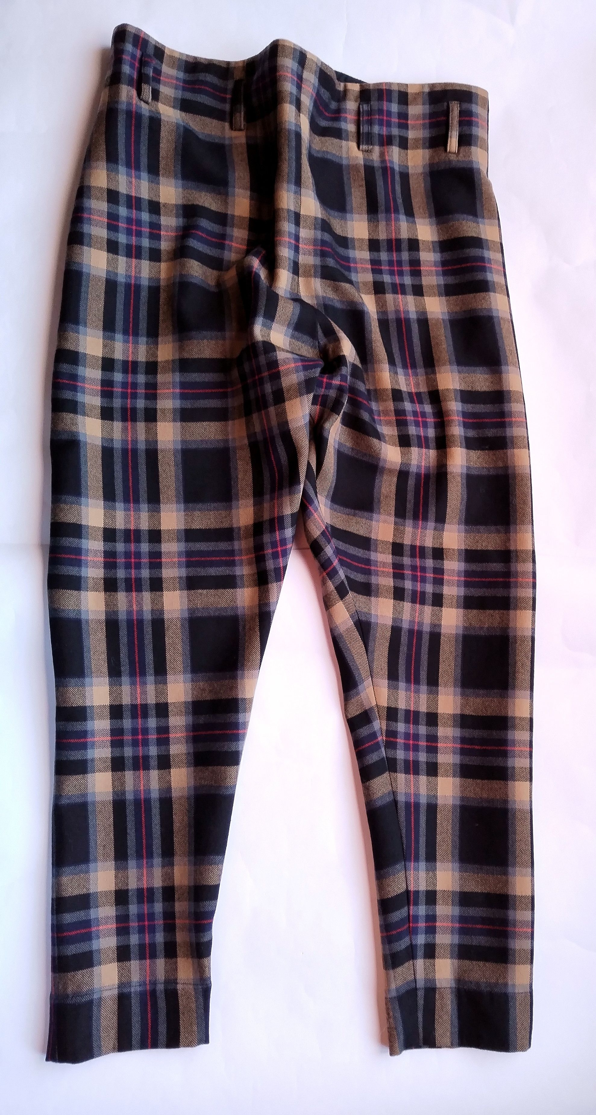Vivienne Westwood Paper bag drop crotch tartan wool pants Size 26" / US 2 / IT 38 - 13 Thumbnail