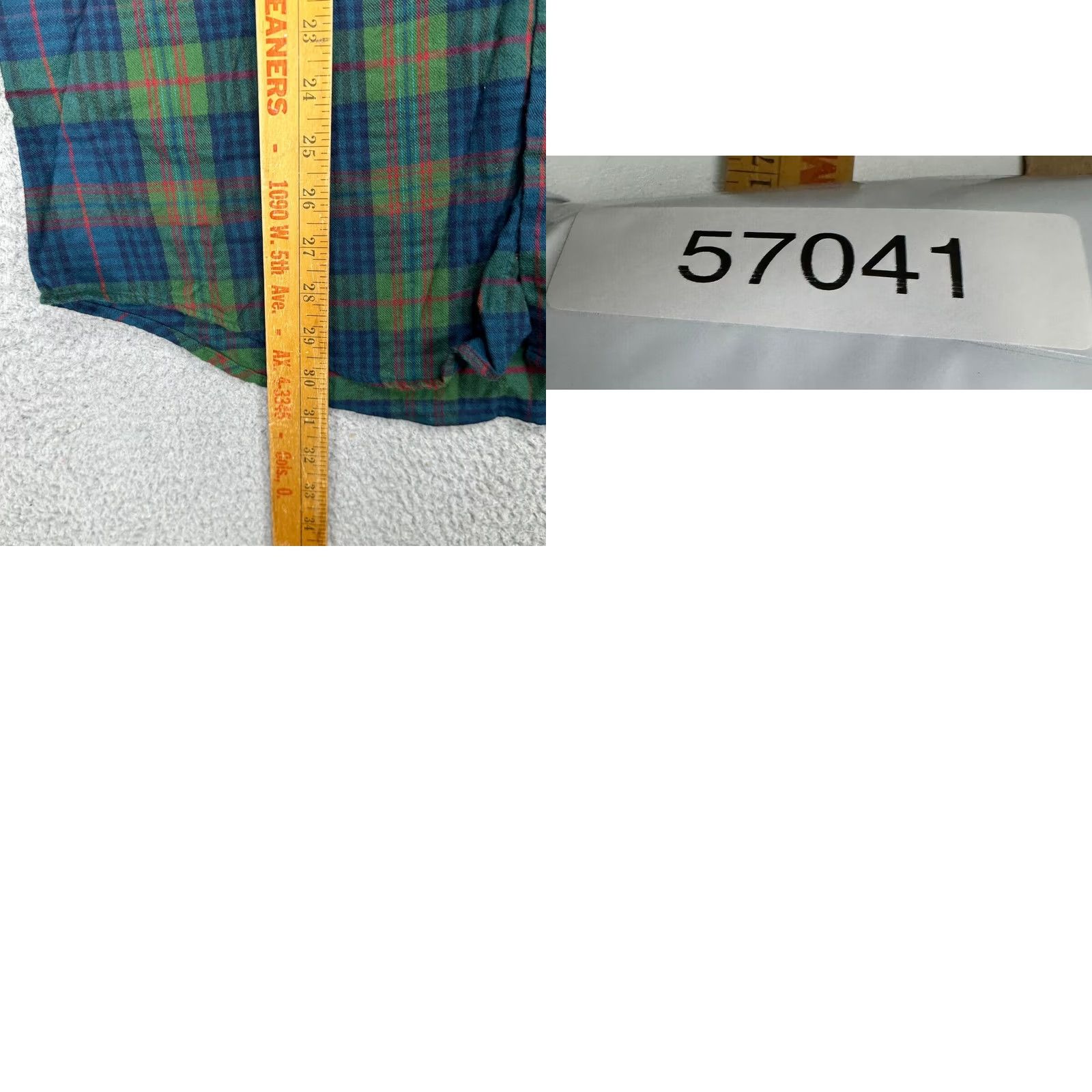 Vintage Woolrich Shirt Adult Medium Green Blue Plaid Flannel 100% Cotton Button Down Men Size US M / EU 48-50 / 2 - 8 Thumbnail