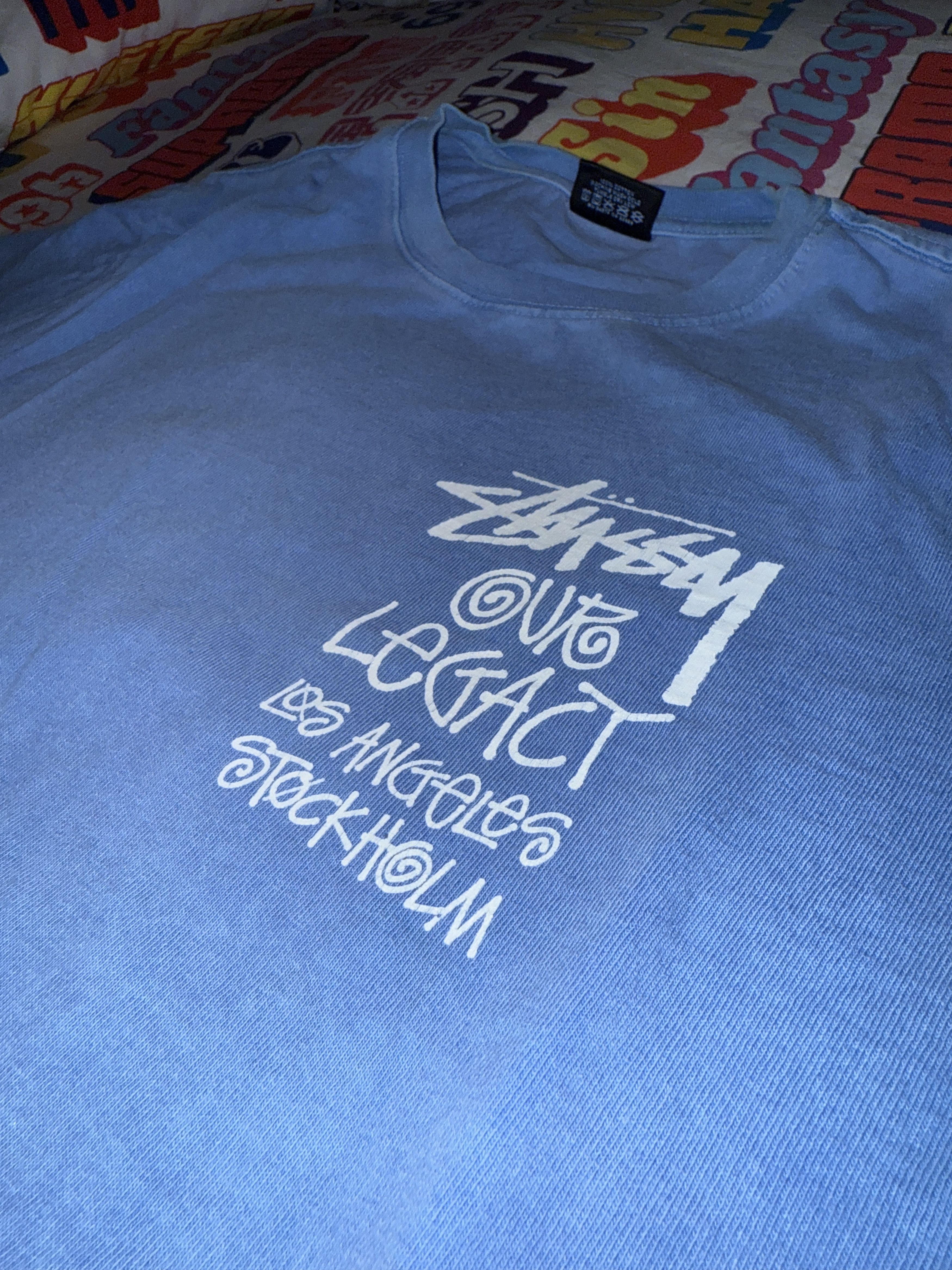 Our Legacy × Stussy Stussy x Our Legacy FW21 Surfman Shirt Pigment Dyed Blue M Size US M / EU 48-50 / 2 - 5 Thumbnail