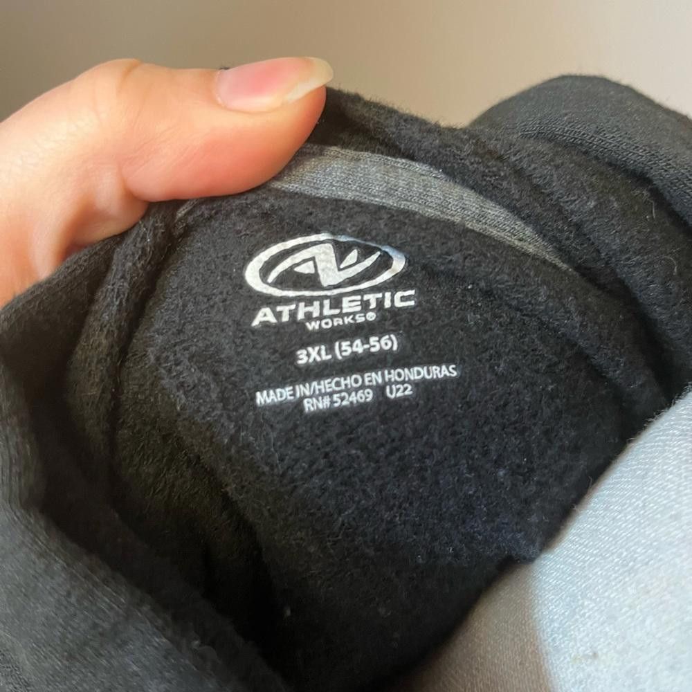 Athletic Works Athletic 3XL black hoodie sweatshirt Size US XXL / EU 58 / 5 - 5 Thumbnail