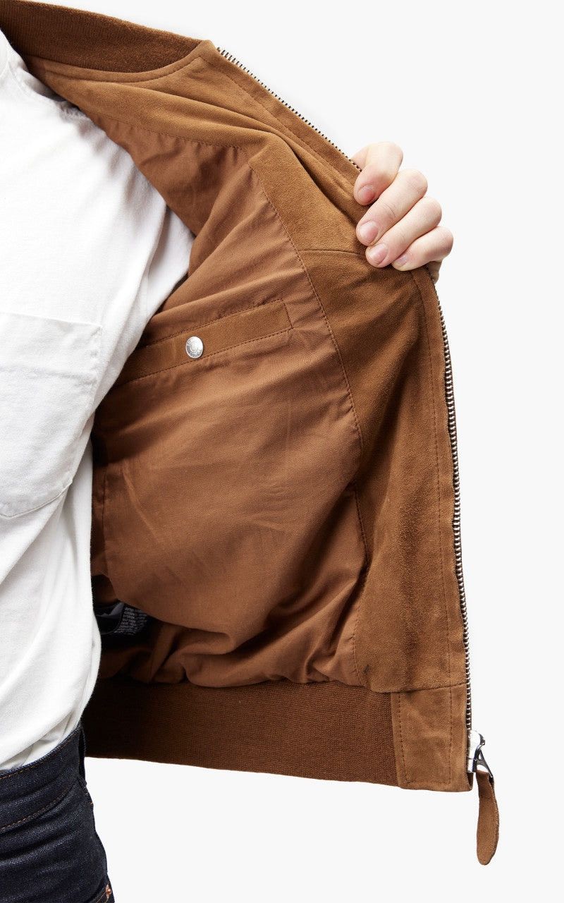 Schott 🇺🇸 NEW❗️Schott NYC Suede Leather Bomber Jacket Rust Rare Retro Size US M / EU 48-50 / 2 - 7 Thumbnail