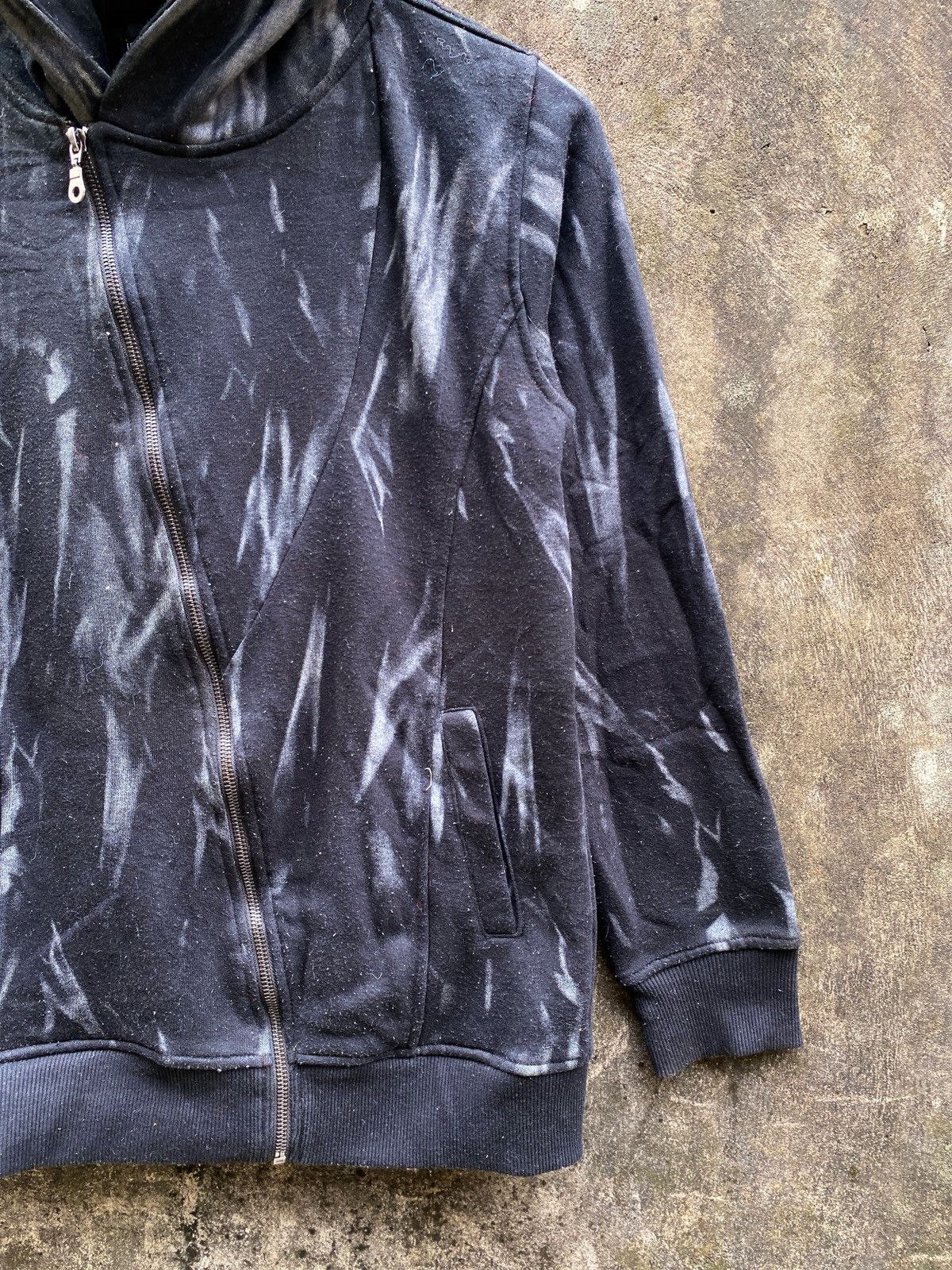 If Six Was Nine × In The Attic × Le Grande Bleu (L.G.B.) In The Attic Asymmetrical Rick Owens style zip hoodie Size US M / EU 48-50 / 2 - 3 Thumbnail