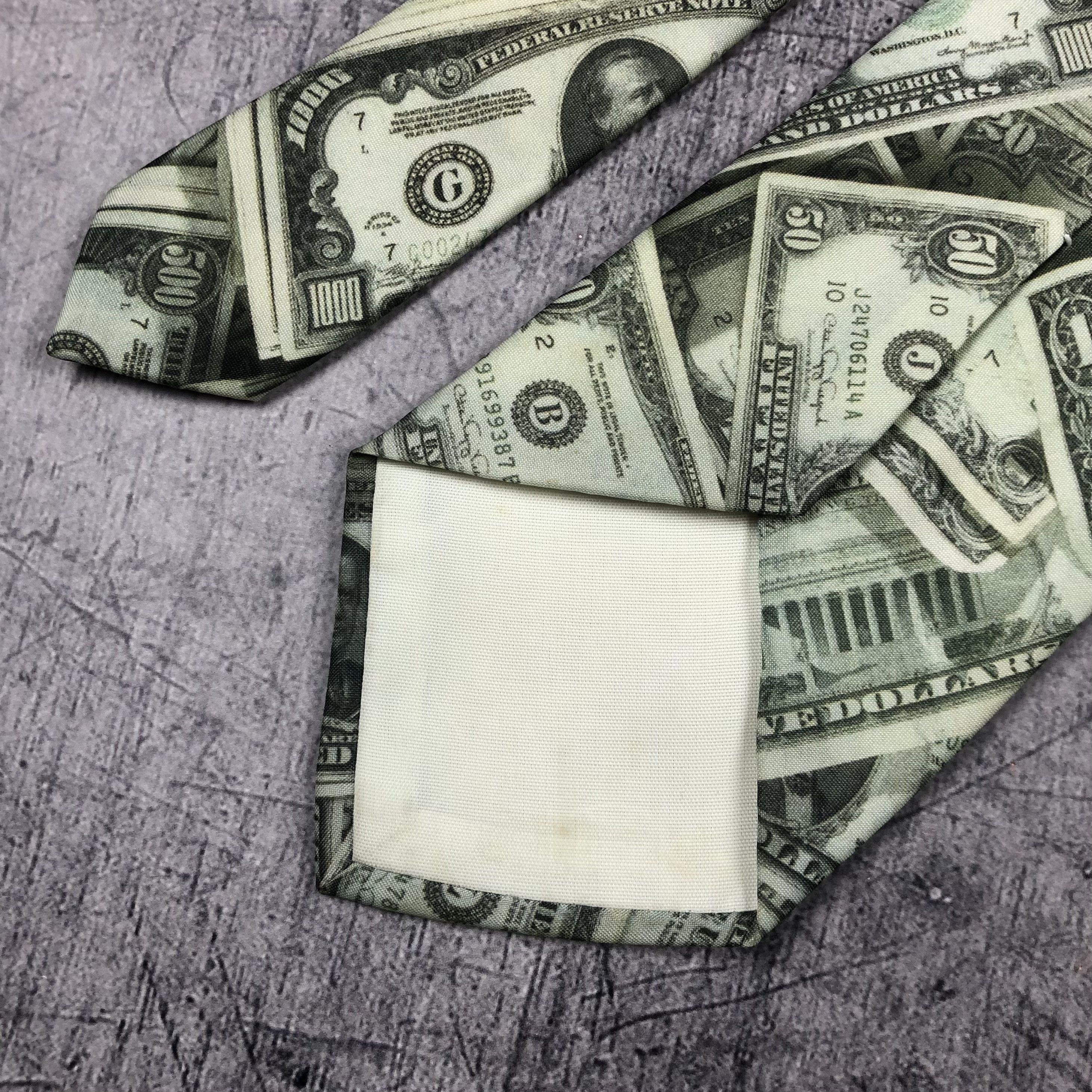Ralph Marlin Vintage 1994 Ralph Marlin Dirty Dollars Tie Size ONE SIZE - 5 Thumbnail